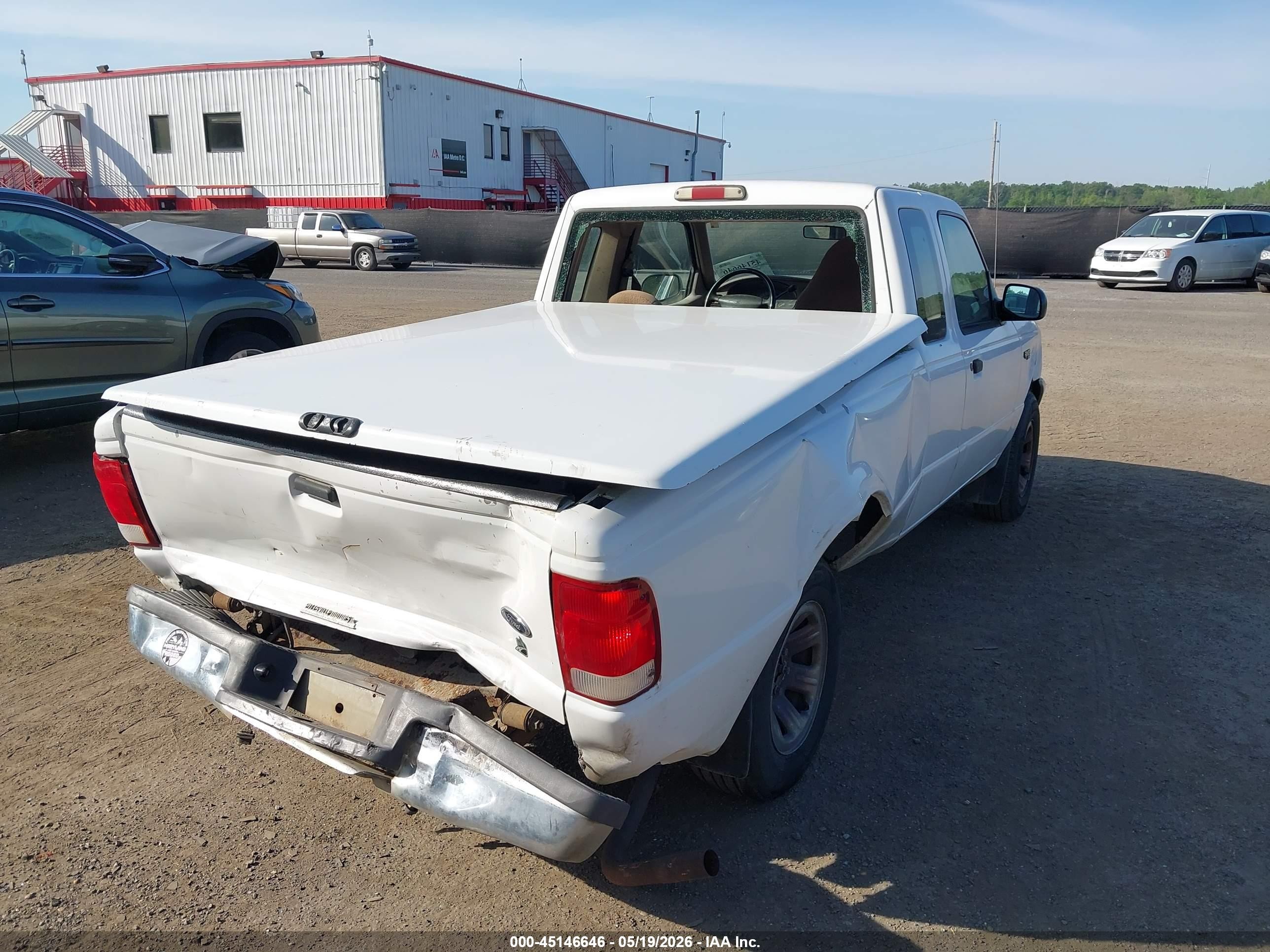 2000 Ford Ranger Xl/xlt White vin: 1FTYR14VXYPB63018