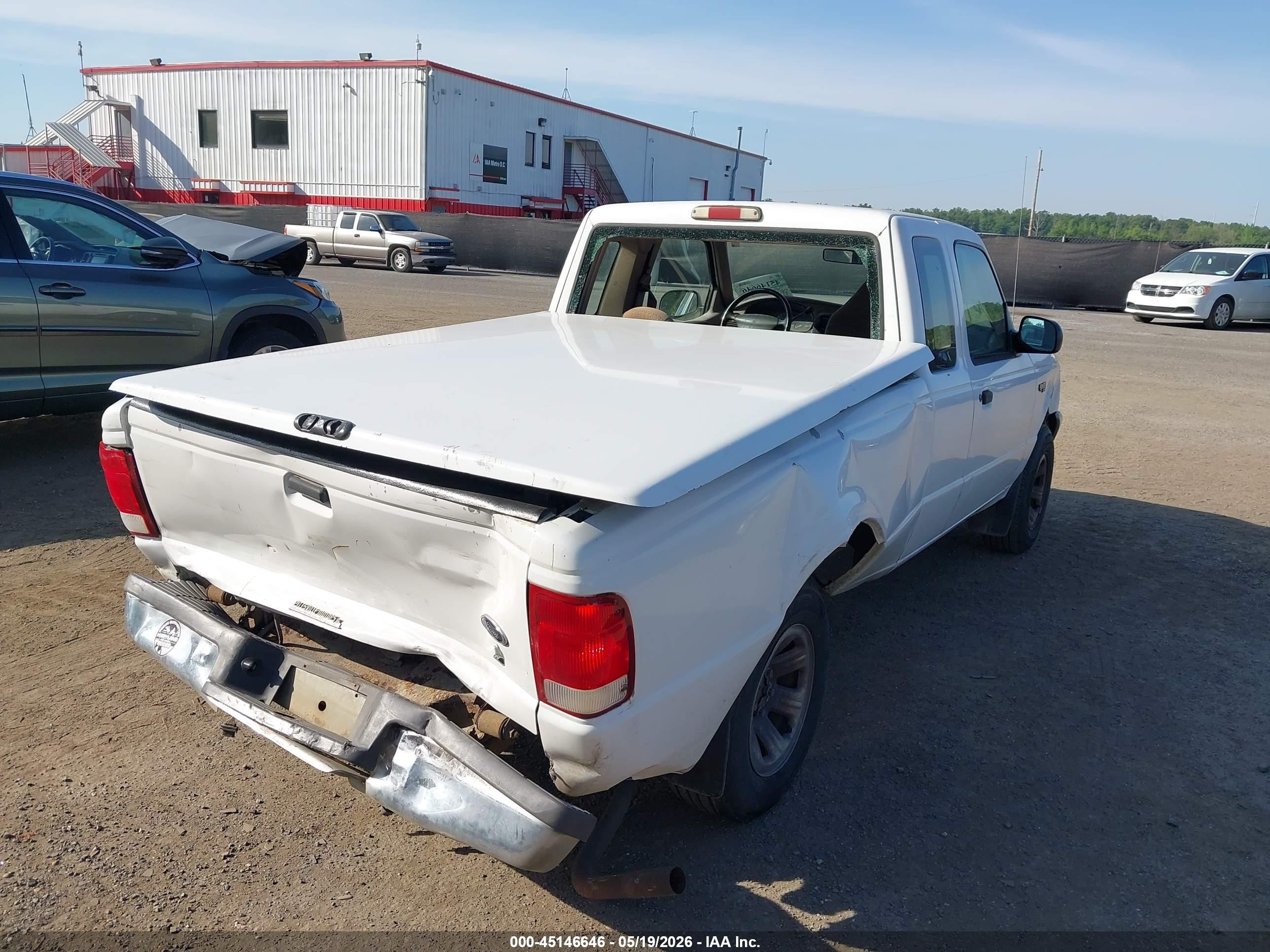 2000 Ford Ranger Xl/xlt White vin: 1FTYR14VXYPB63018