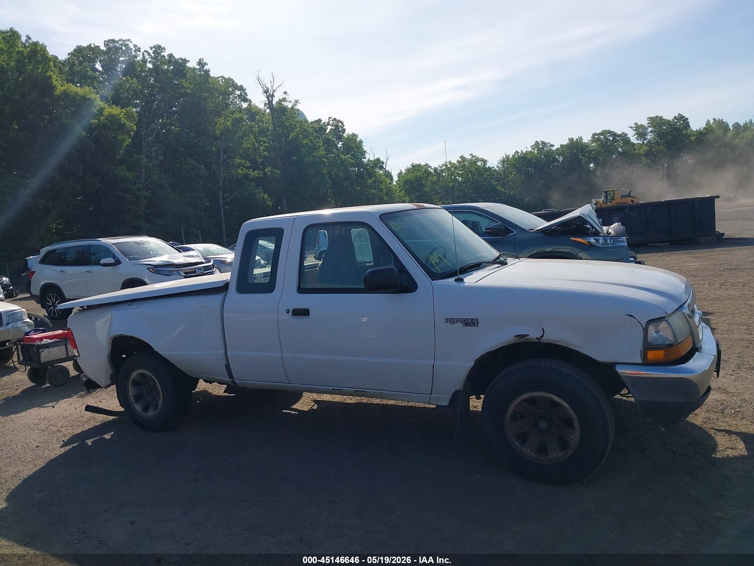 2000 Ford Ranger Xl/xlt White vin: 1FTYR14VXYPB63018
