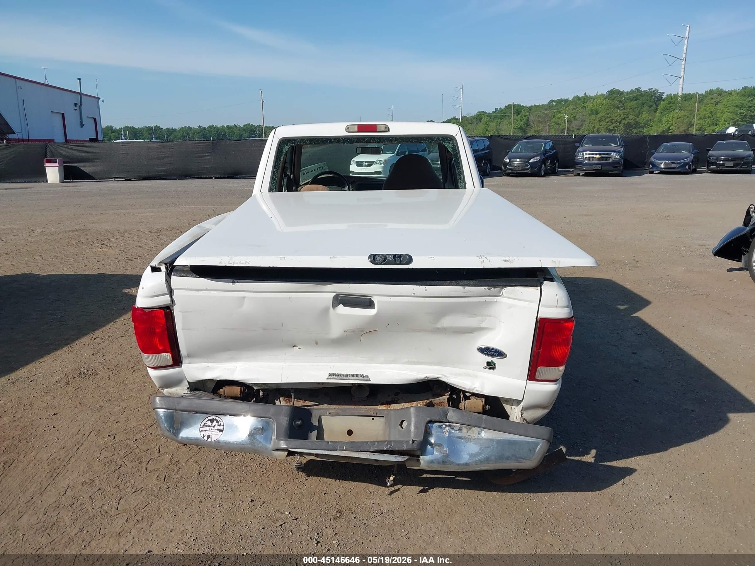 2000 Ford Ranger Xl/xlt White vin: 1FTYR14VXYPB63018