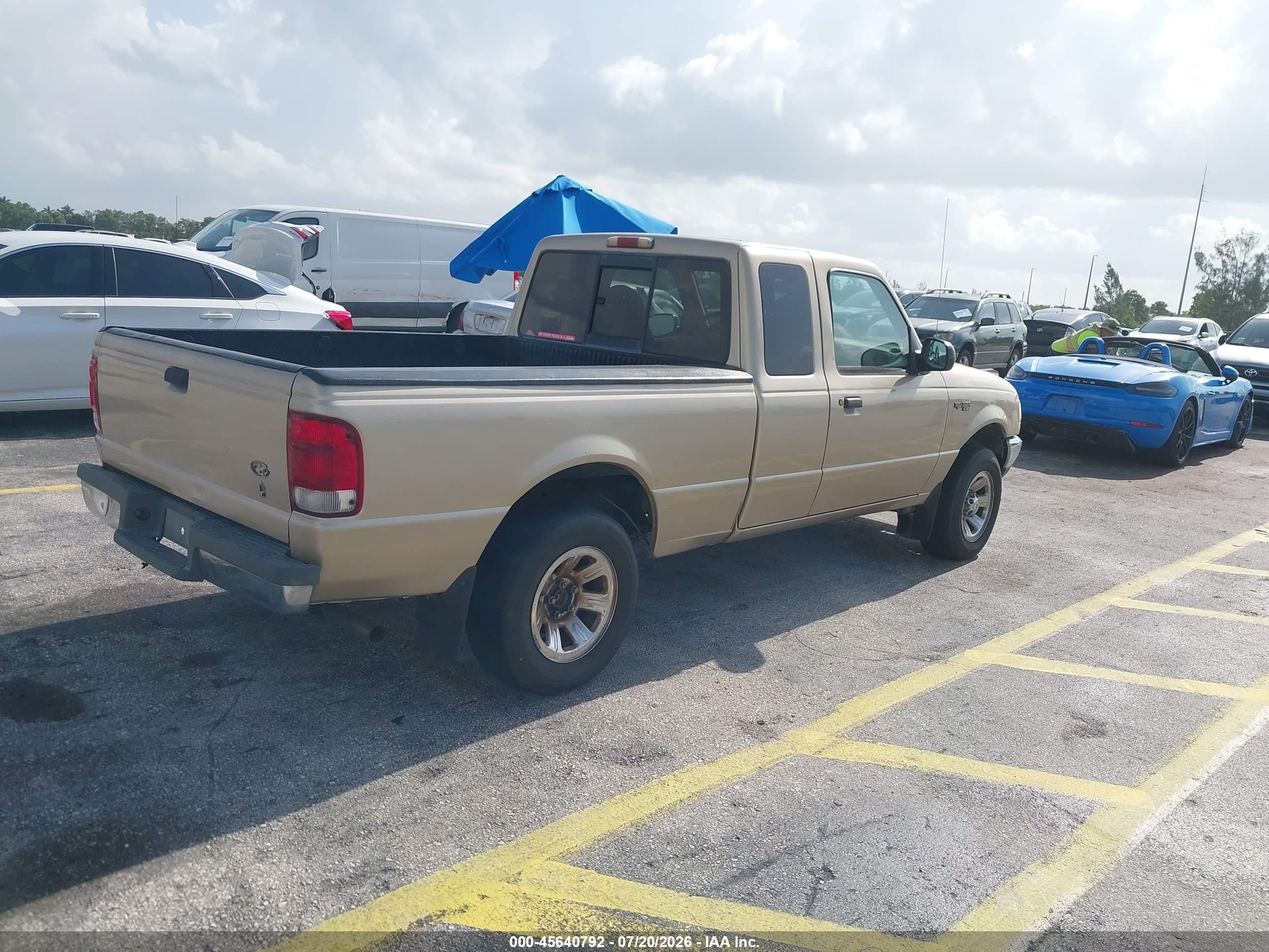 2000 Ford Ranger Xl/xlt Gold vin: 1FTYR14VXYTA91695