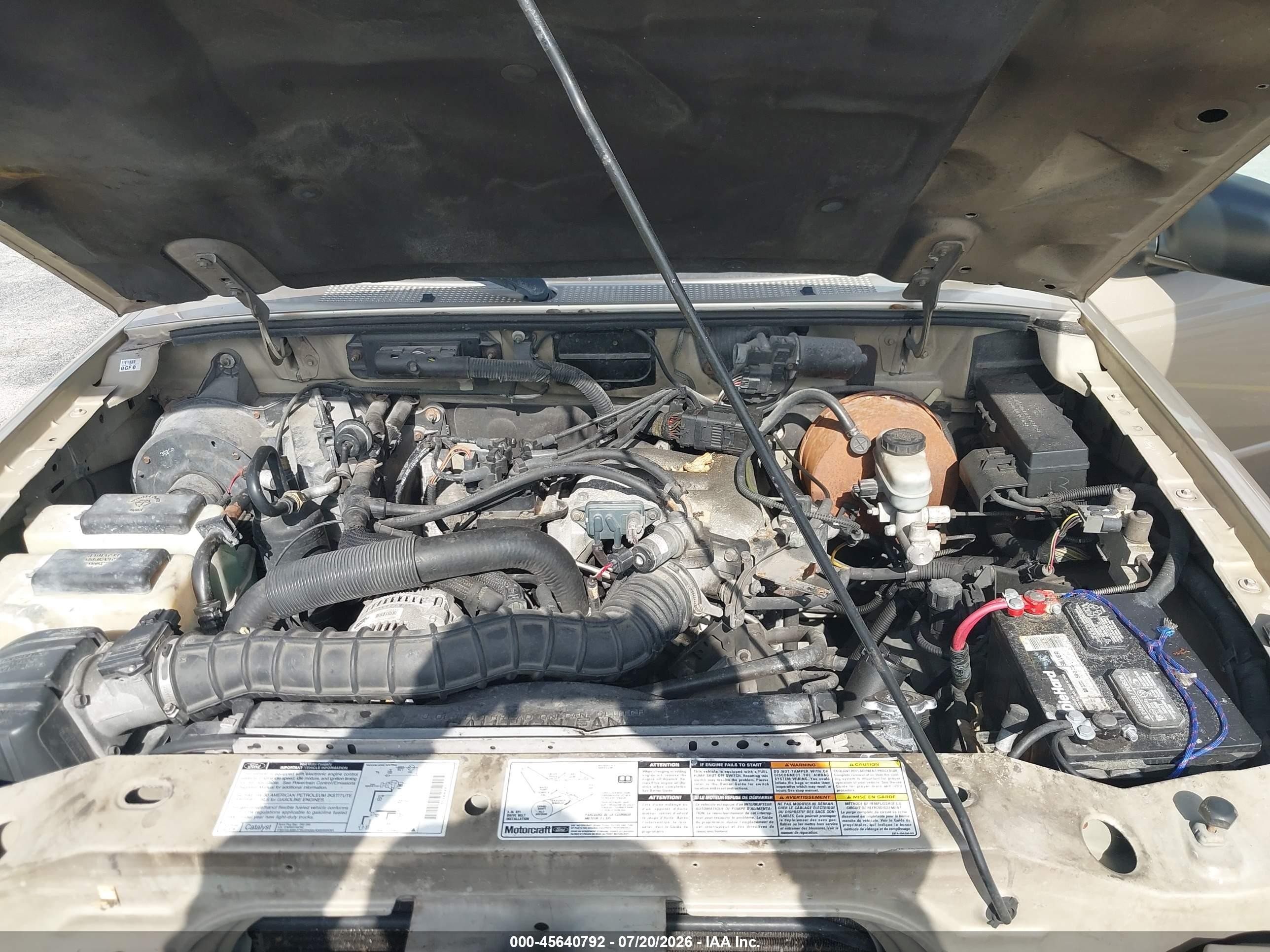 2000 Ford Ranger Xl/xlt Gold vin: 1FTYR14VXYTA91695