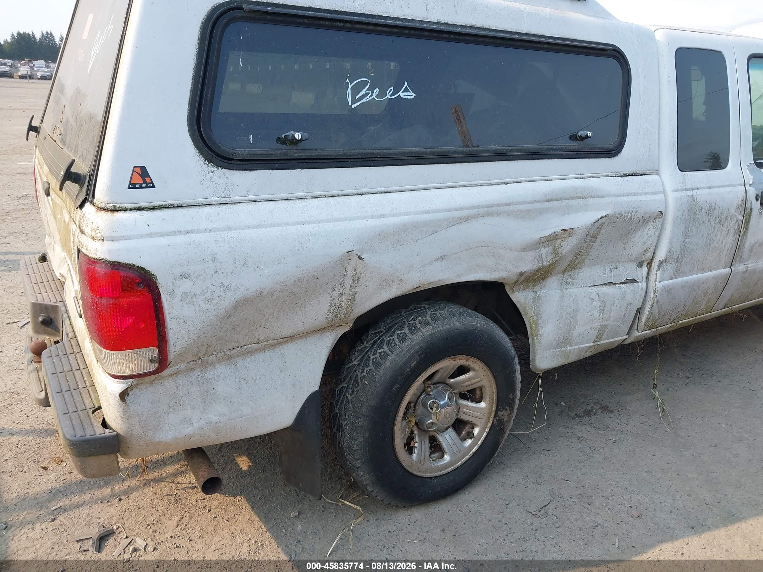 2000 Ford Ranger Xlt White vin: 1FTYR14X0YPA46632