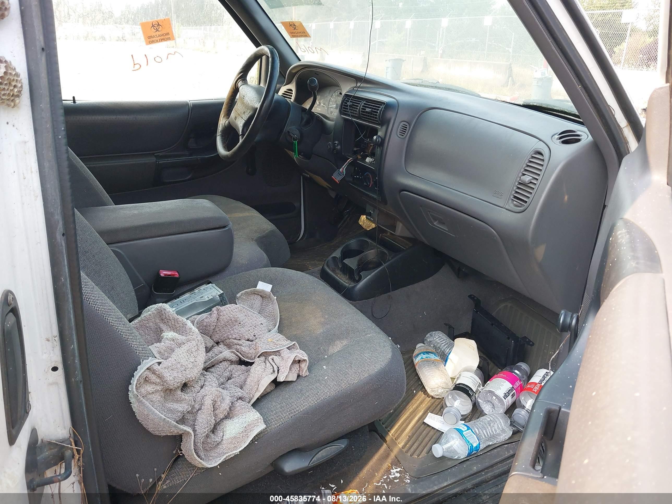 2000 Ford Ranger Xlt White vin: 1FTYR14X0YPA46632