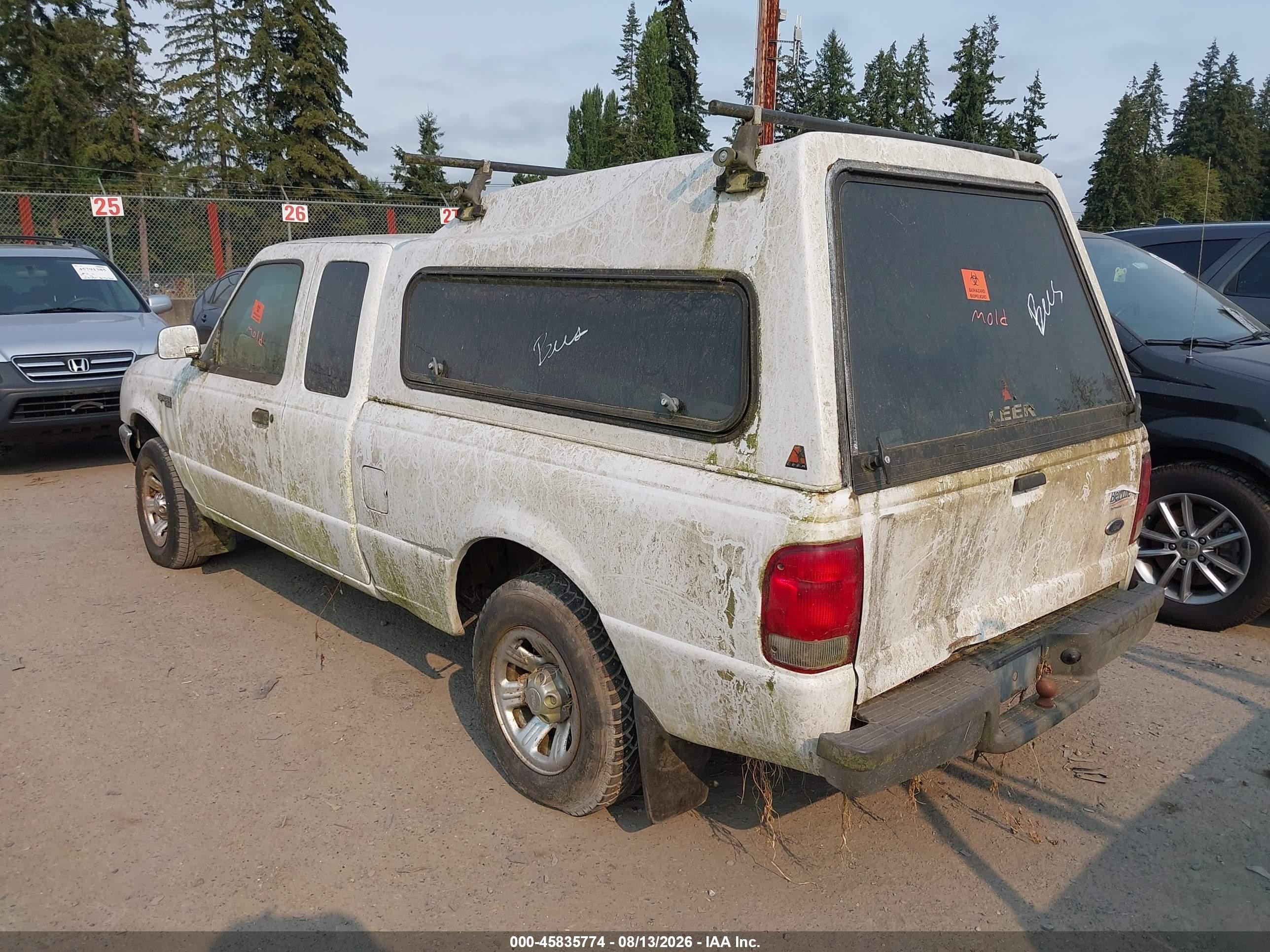 2000 Ford Ranger Xlt White vin: 1FTYR14X0YPA46632