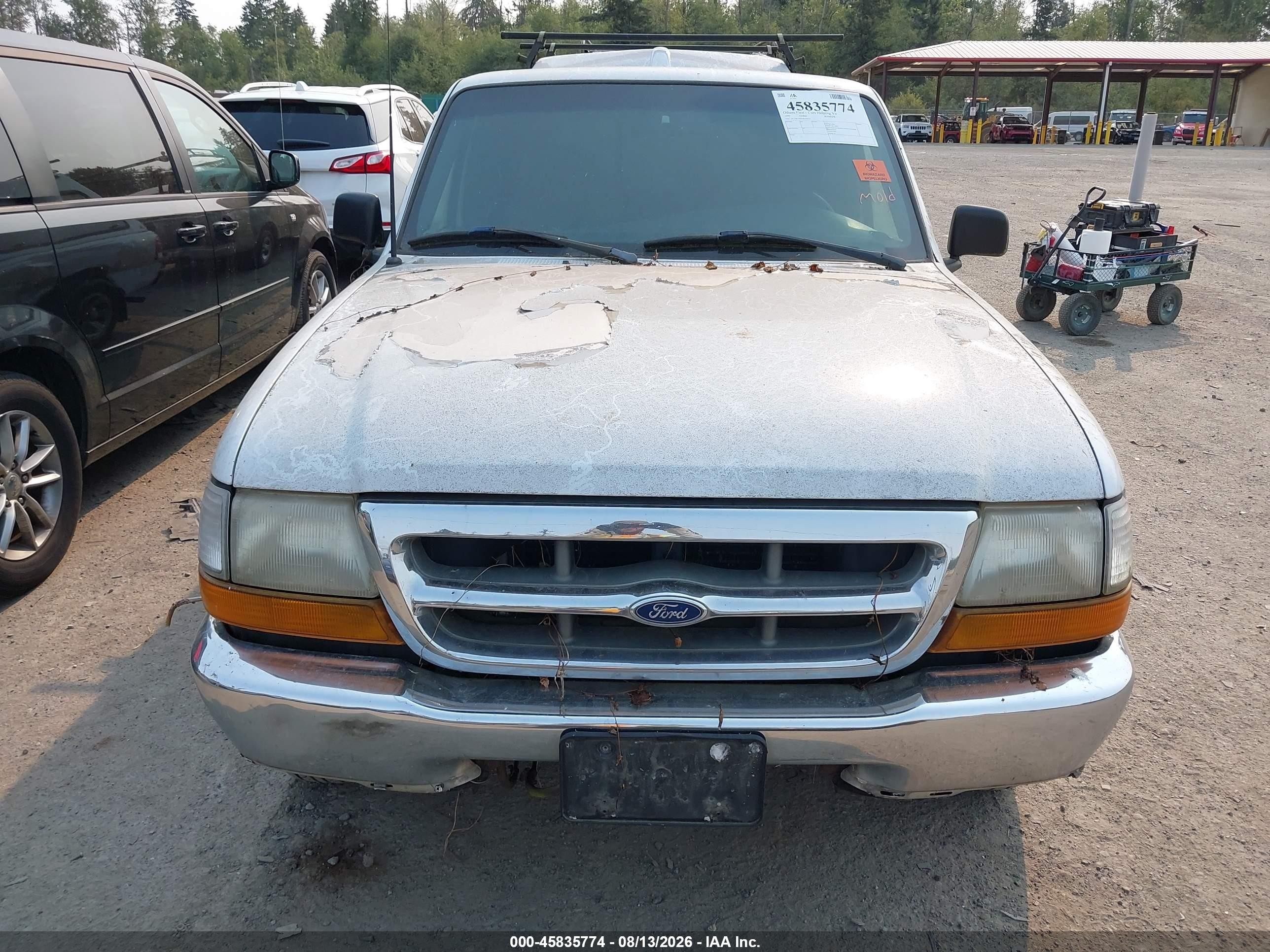 2000 Ford Ranger Xlt White vin: 1FTYR14X0YPA46632