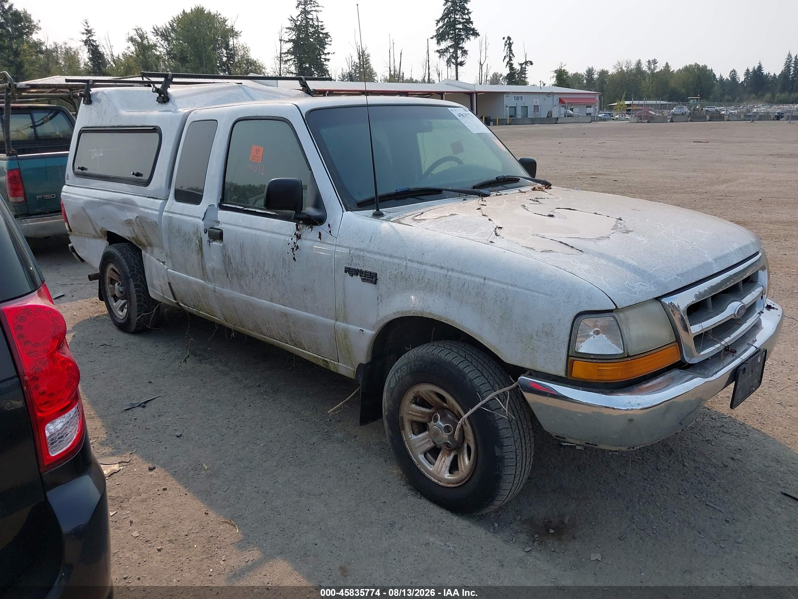 2000 Ford Ranger Xlt White vin: 1FTYR14X0YPA46632