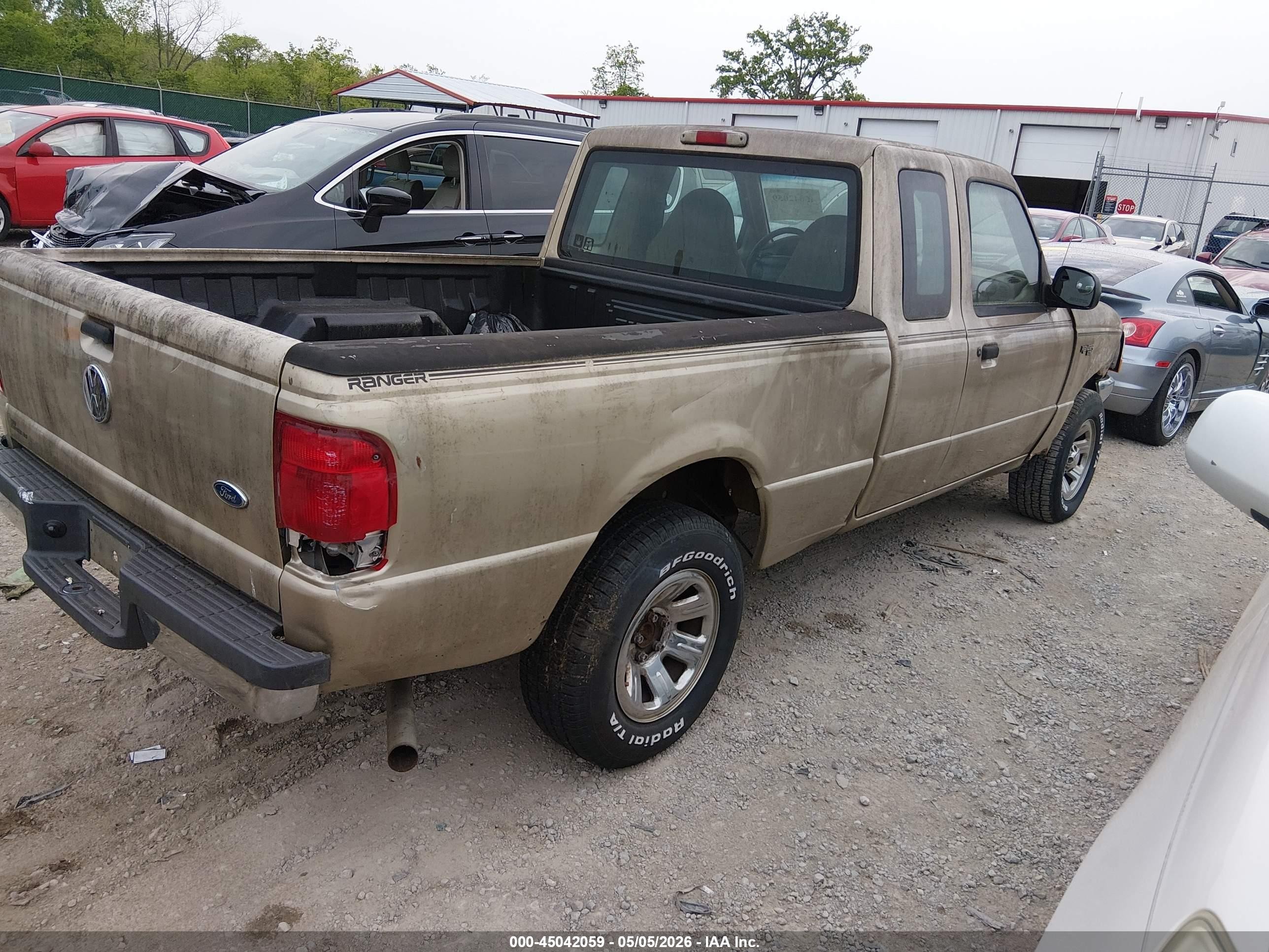 2000 Ford Ranger Xlt Beige vin: 1FTYR14X0YTB19070