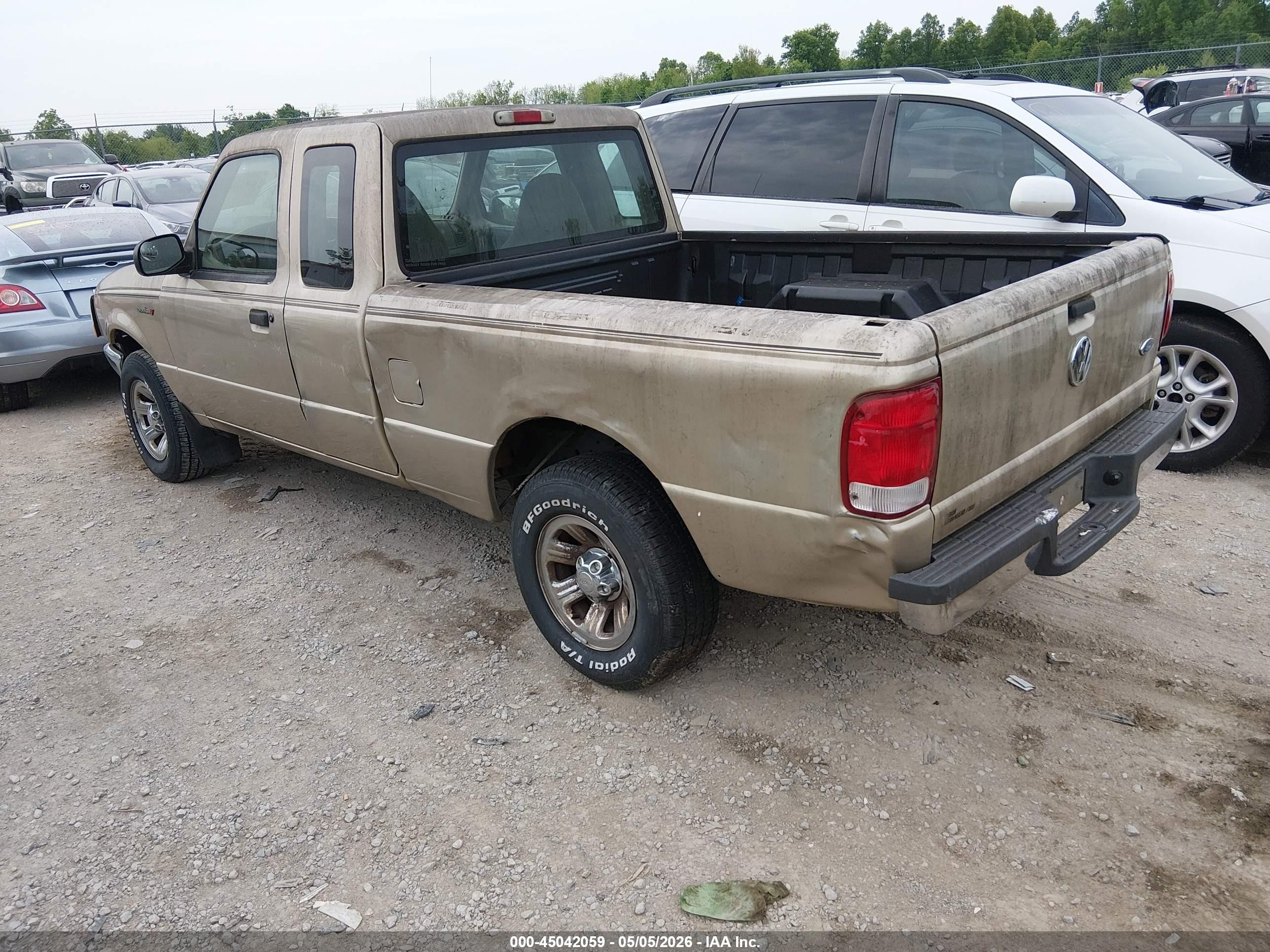 2000 Ford Ranger Xlt Beige vin: 1FTYR14X0YTB19070