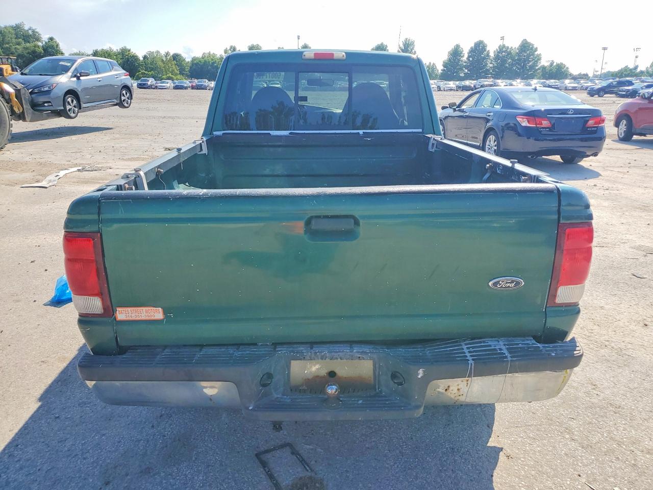 2000 Ford Ranger Super Cab Green vin: 1FTYR14X1YPA41214