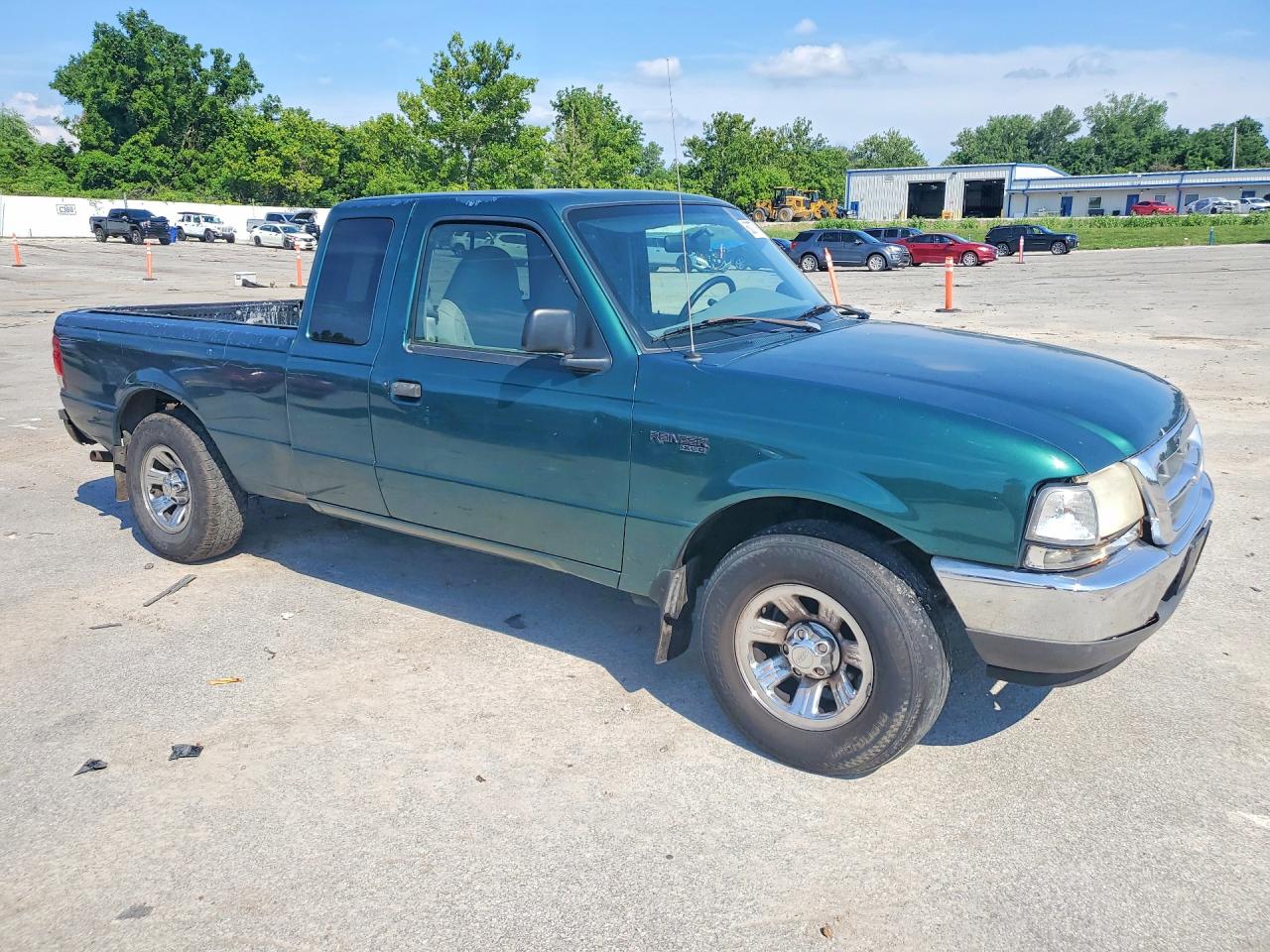 2000 Ford Ranger Super Cab Green vin: 1FTYR14X1YPA41214