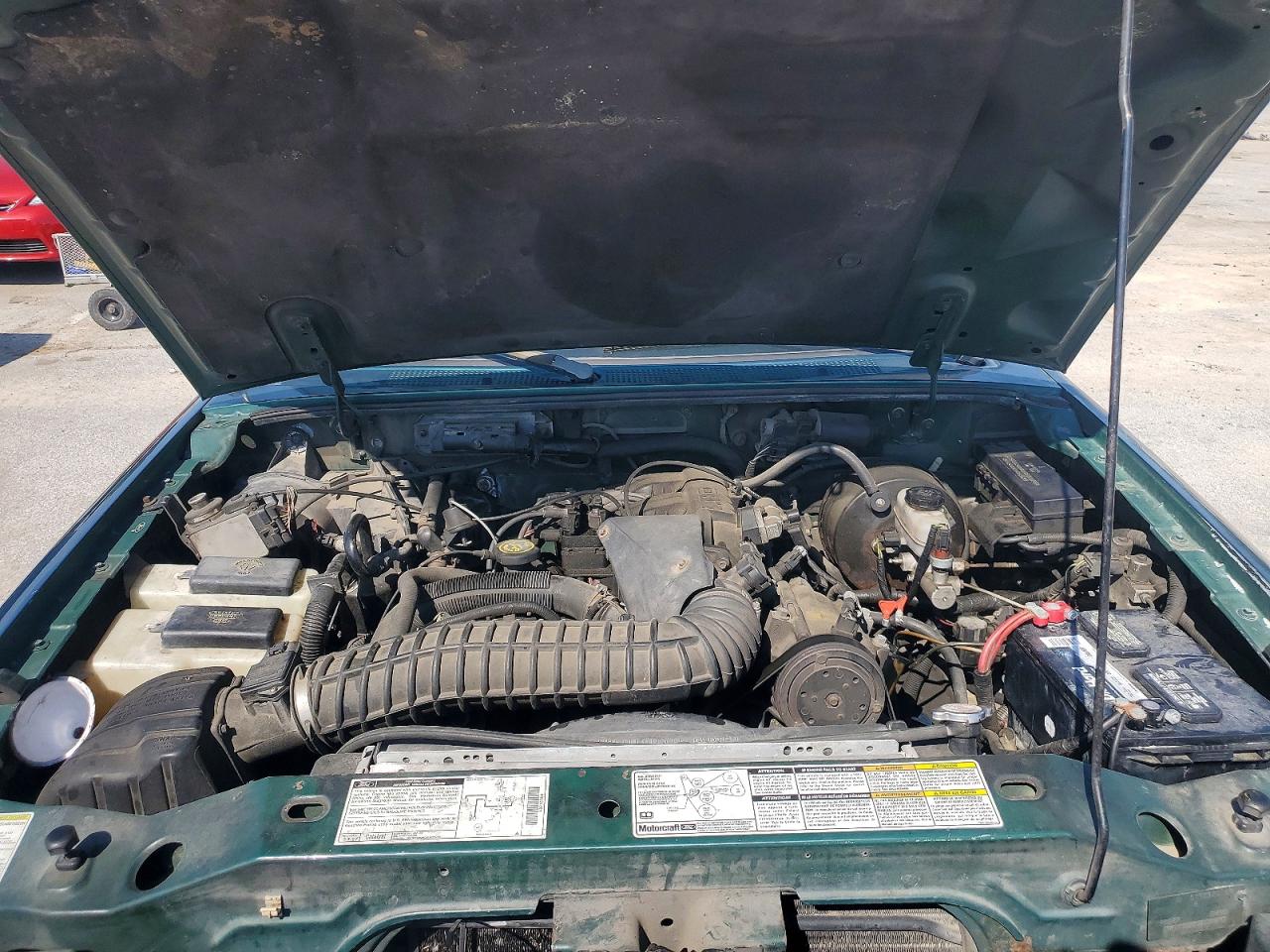 2000 Ford Ranger Super Cab Green vin: 1FTYR14X1YPA41214
