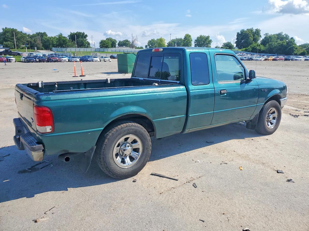 2000 Ford Ranger Super Cab Green vin: 1FTYR14X1YPA41214