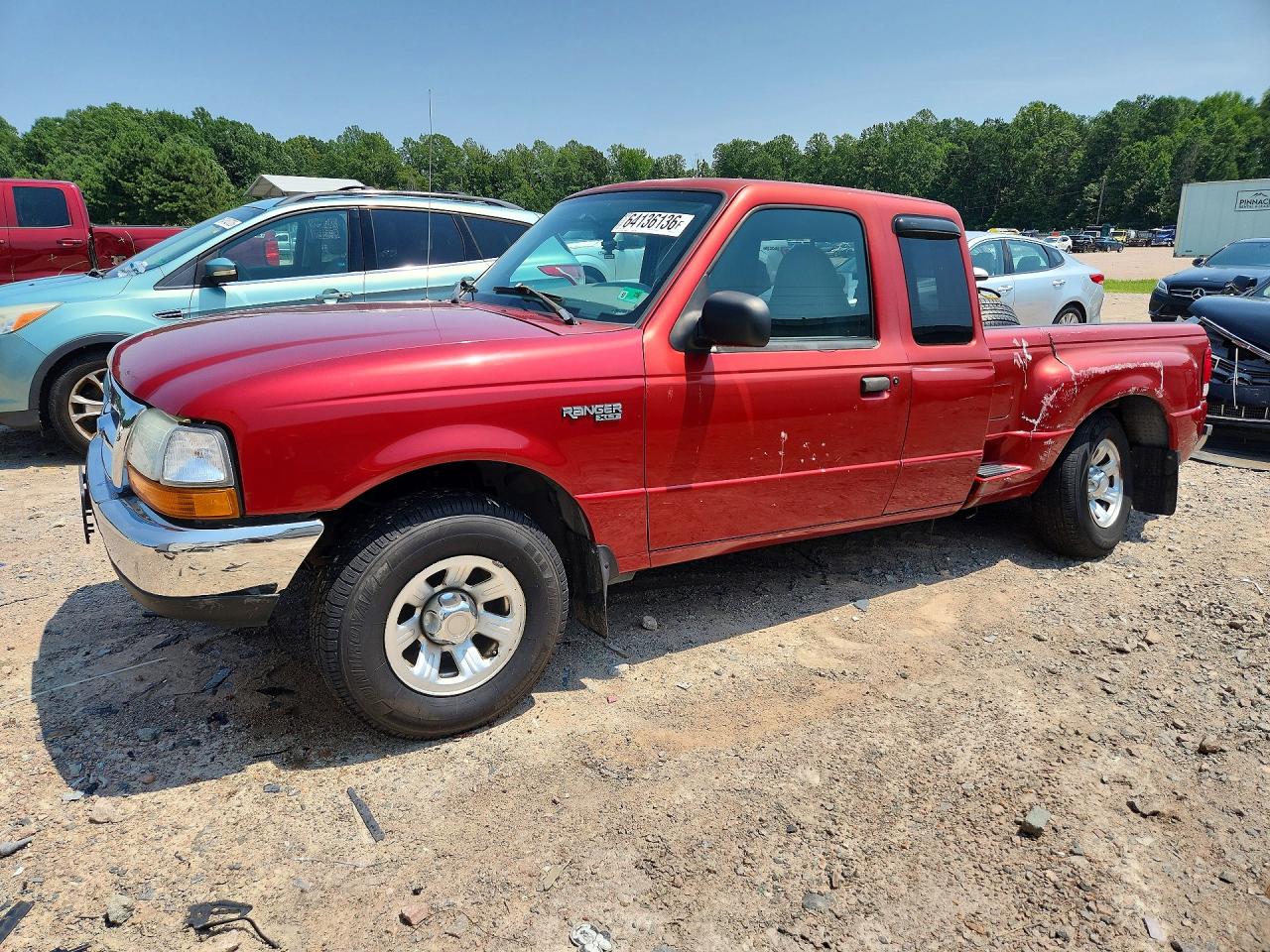 2000 Ford Ranger Super Cab Красный vin: 1FTYR14X1YTA93255