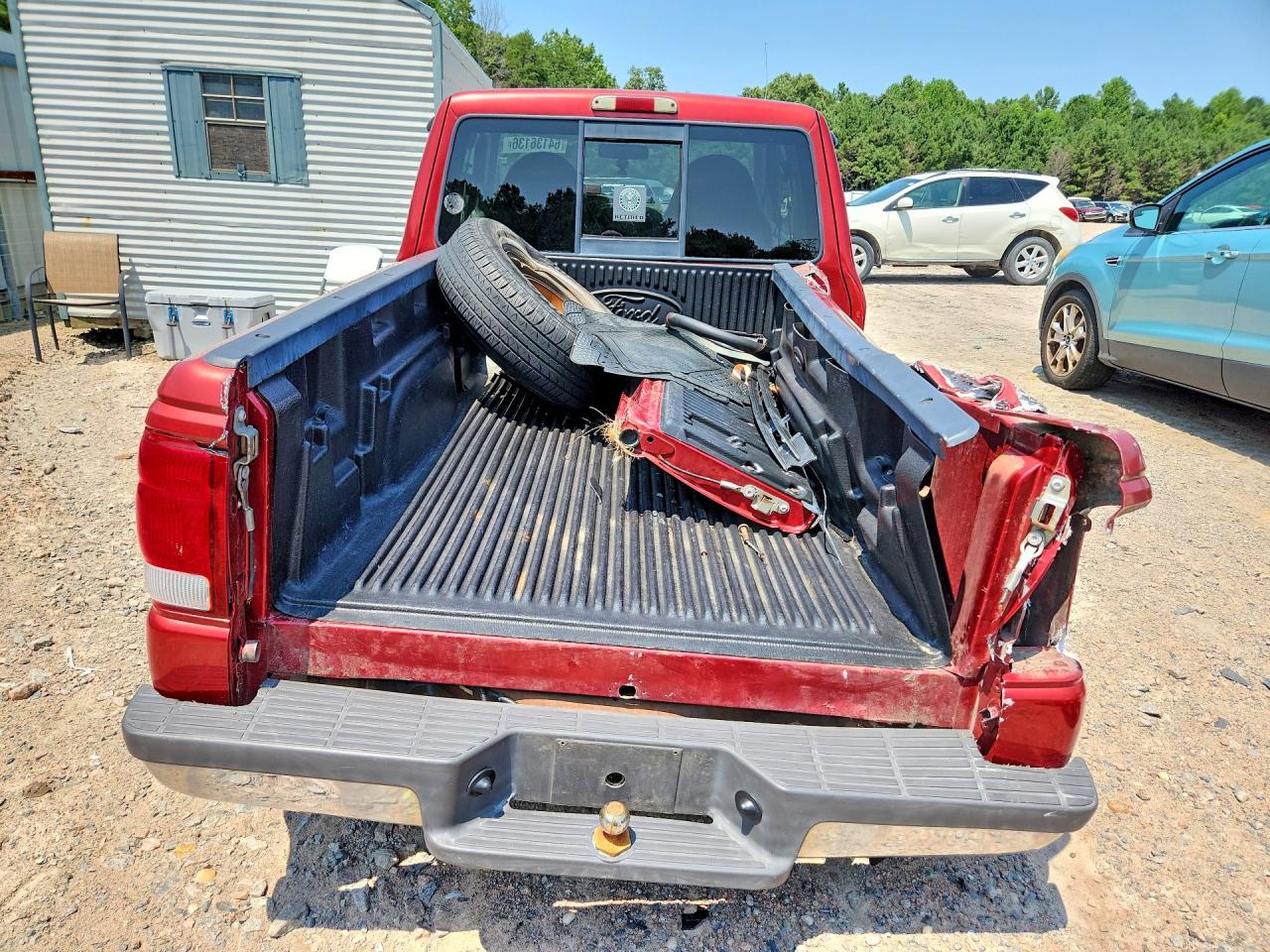 2000 Ford Ranger Super Cab Red vin: 1FTYR14X1YTA93255