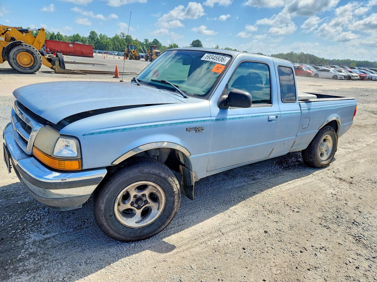 1998 Ford Ranger Super Cab Blue vin: 1FTYR14X2WTA37760
