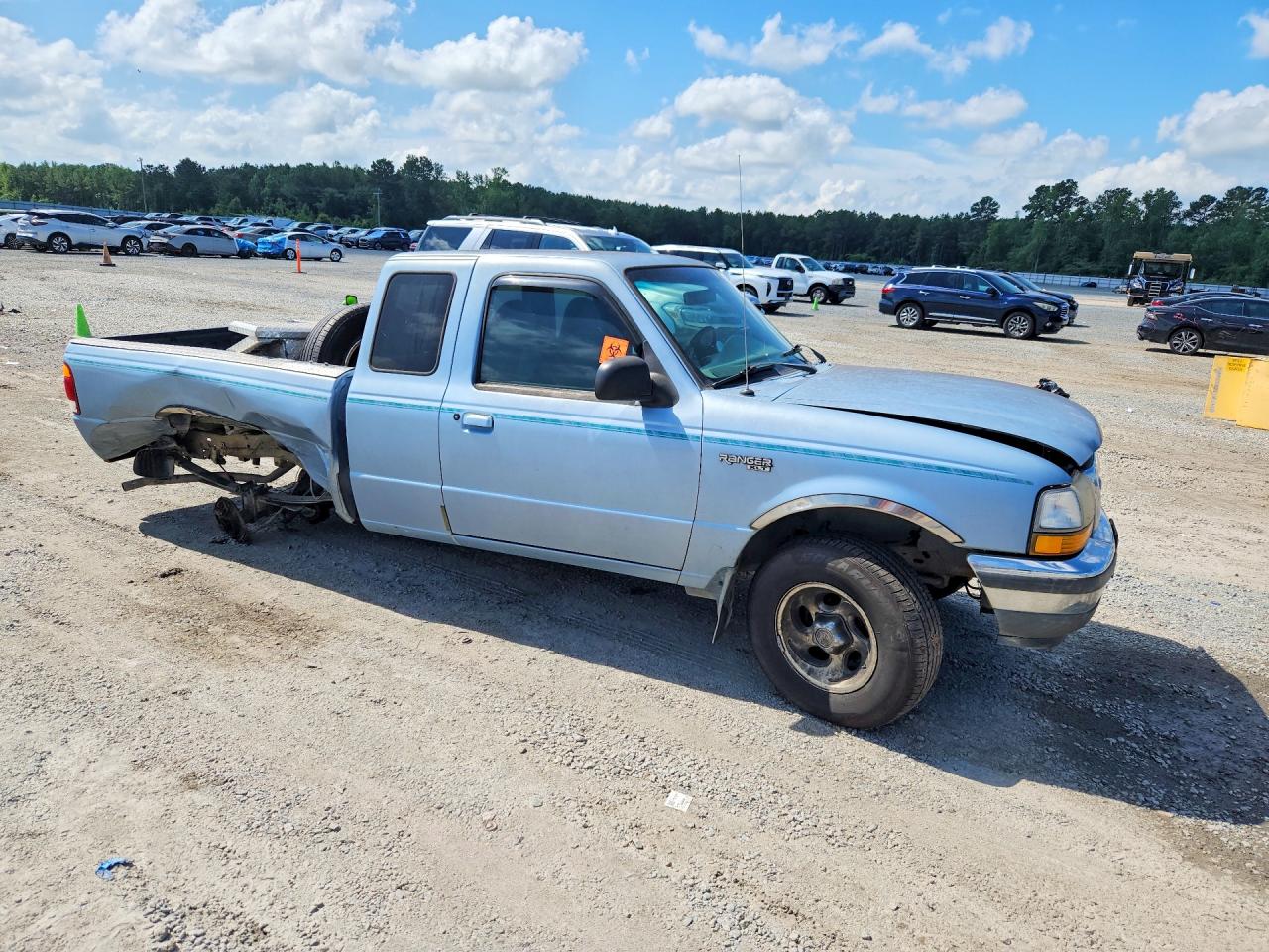1998 Ford Ranger Super Cab Blue vin: 1FTYR14X2WTA37760