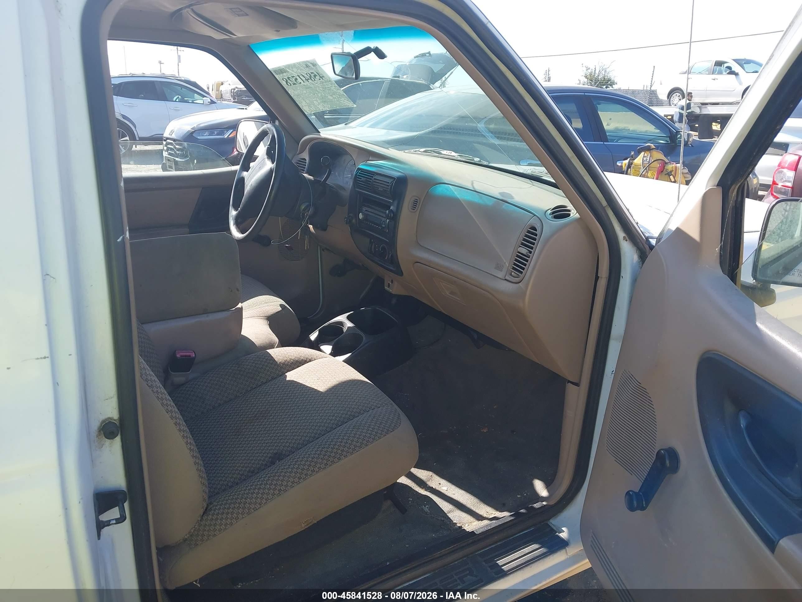 1998 Ford Ranger Splash/xl/xlt White vin: 1FTYR14X3WPA57069