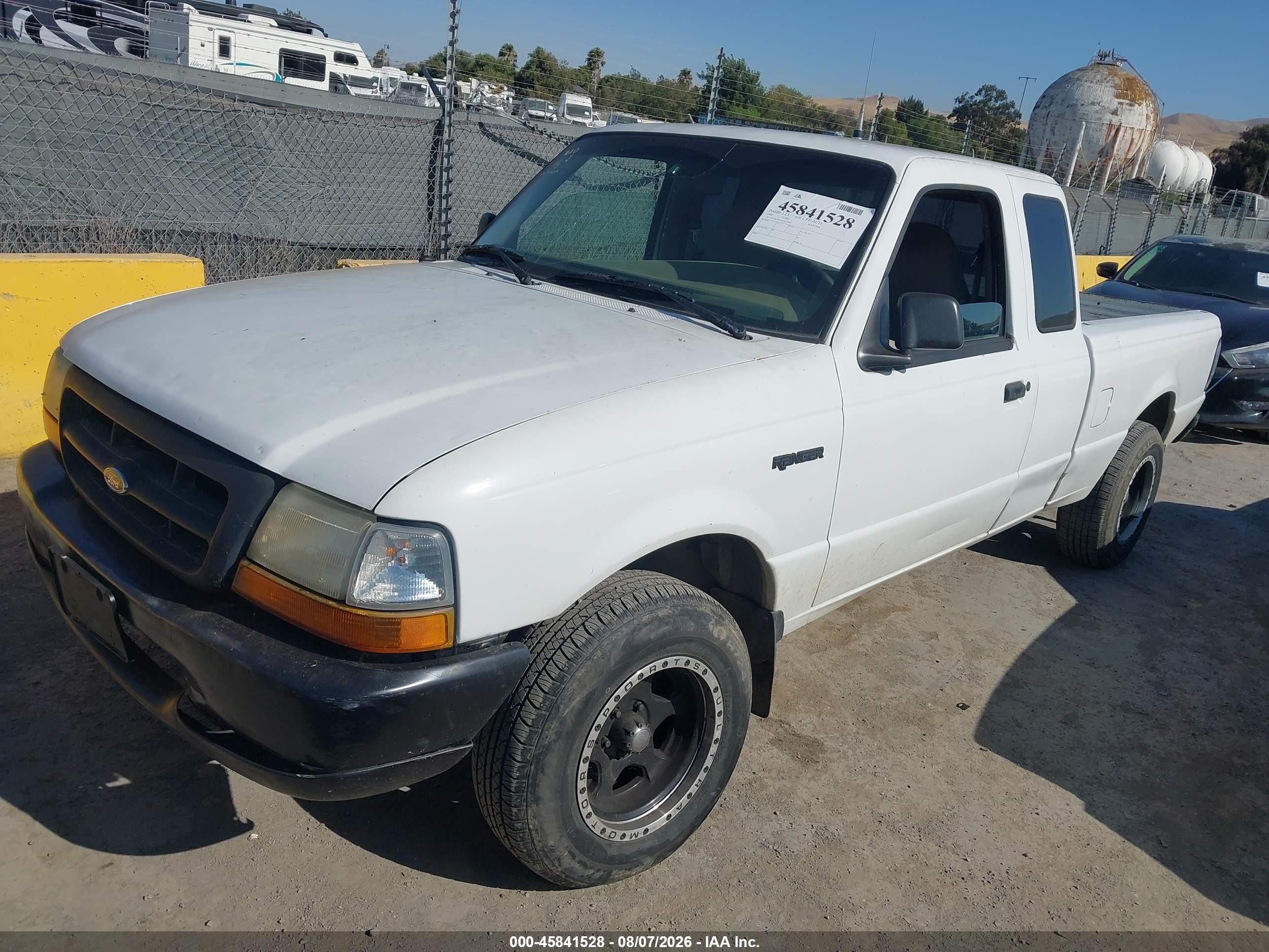 1998 Ford Ranger Splash/xl/xlt White vin: 1FTYR14X3WPA57069