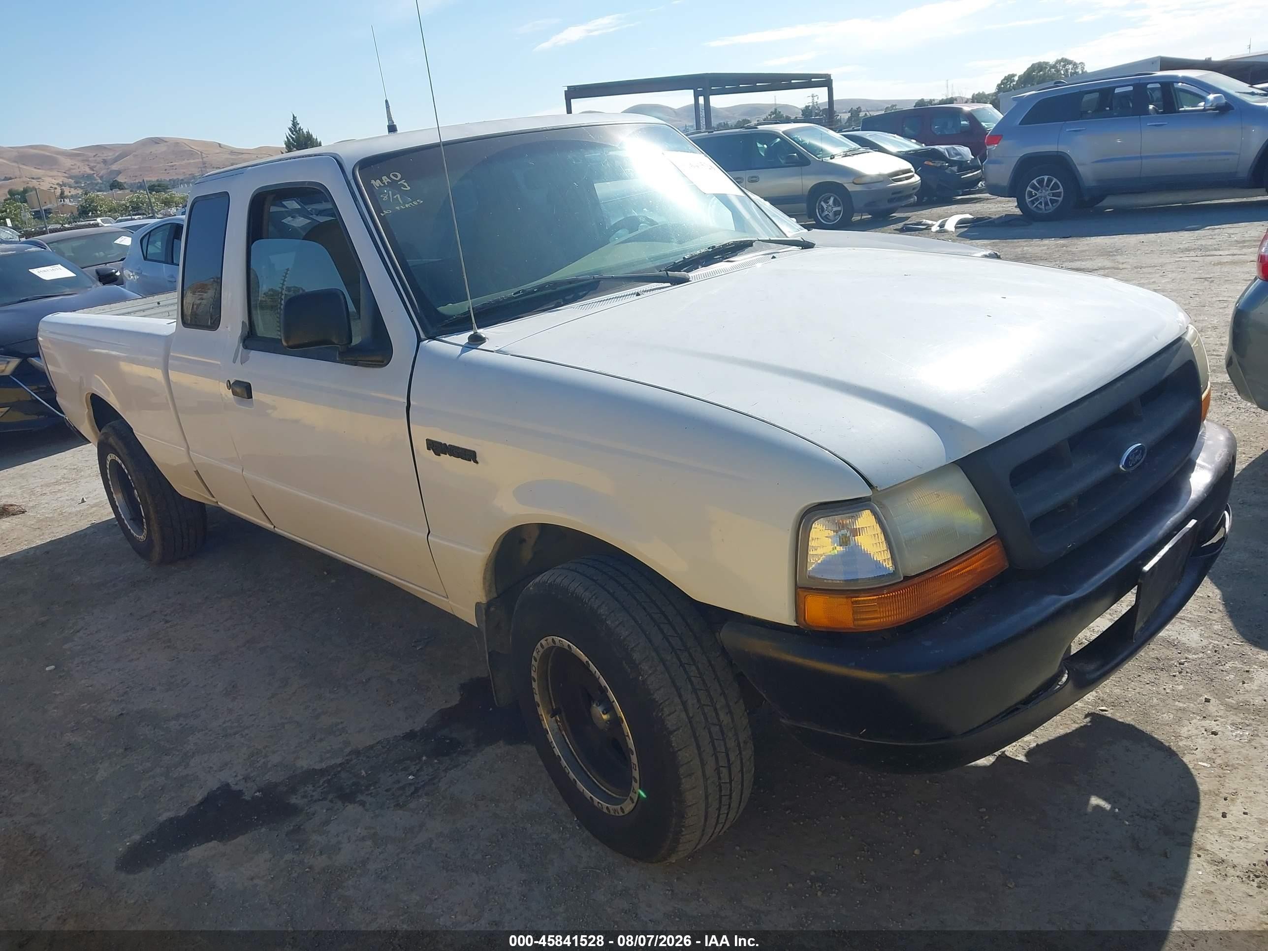 1998 Ford Ranger Splash/xl/xlt Белый vin: 1FTYR14X3WPA57069
