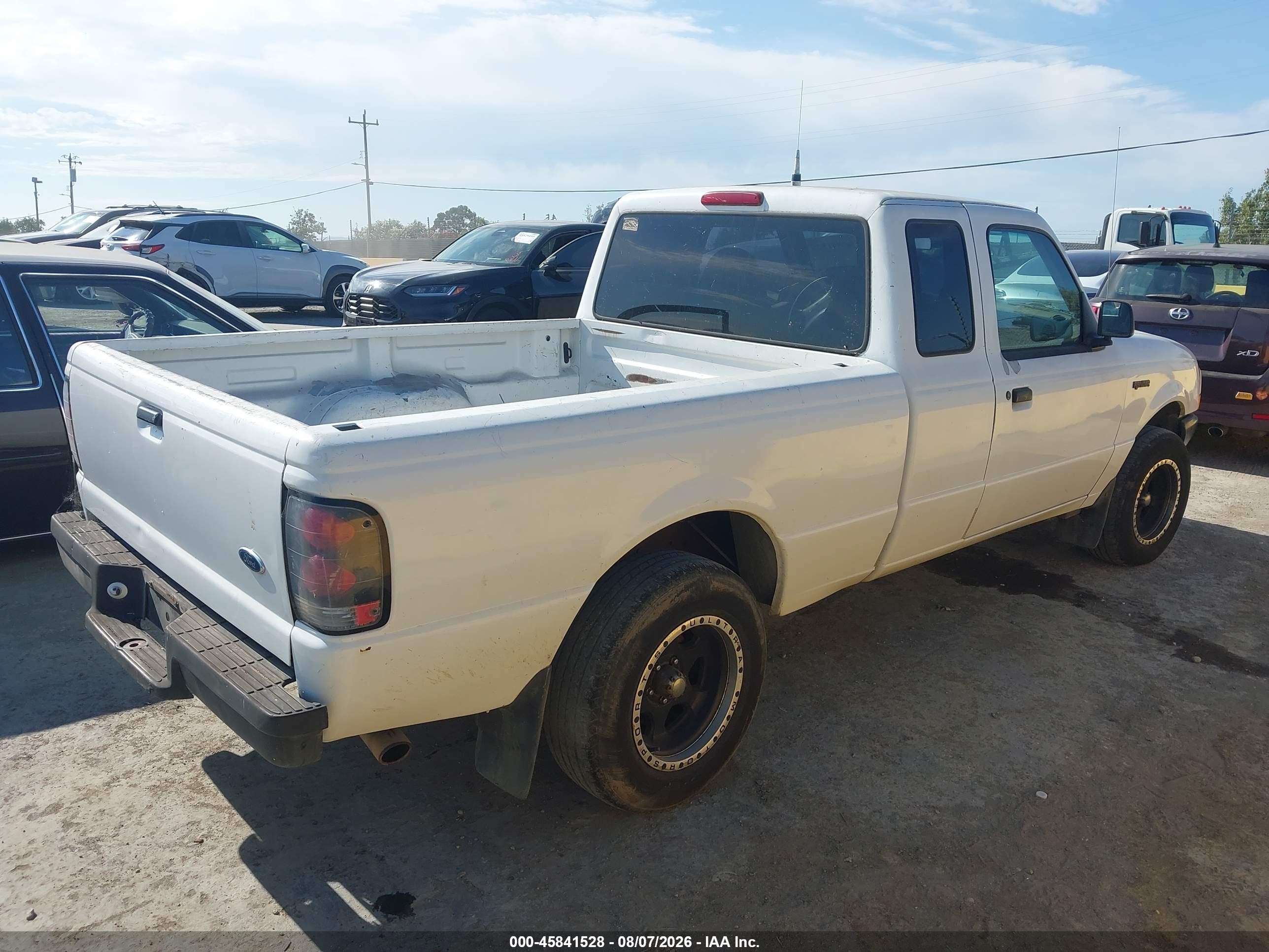 1998 Ford Ranger Splash/xl/xlt White vin: 1FTYR14X3WPA57069