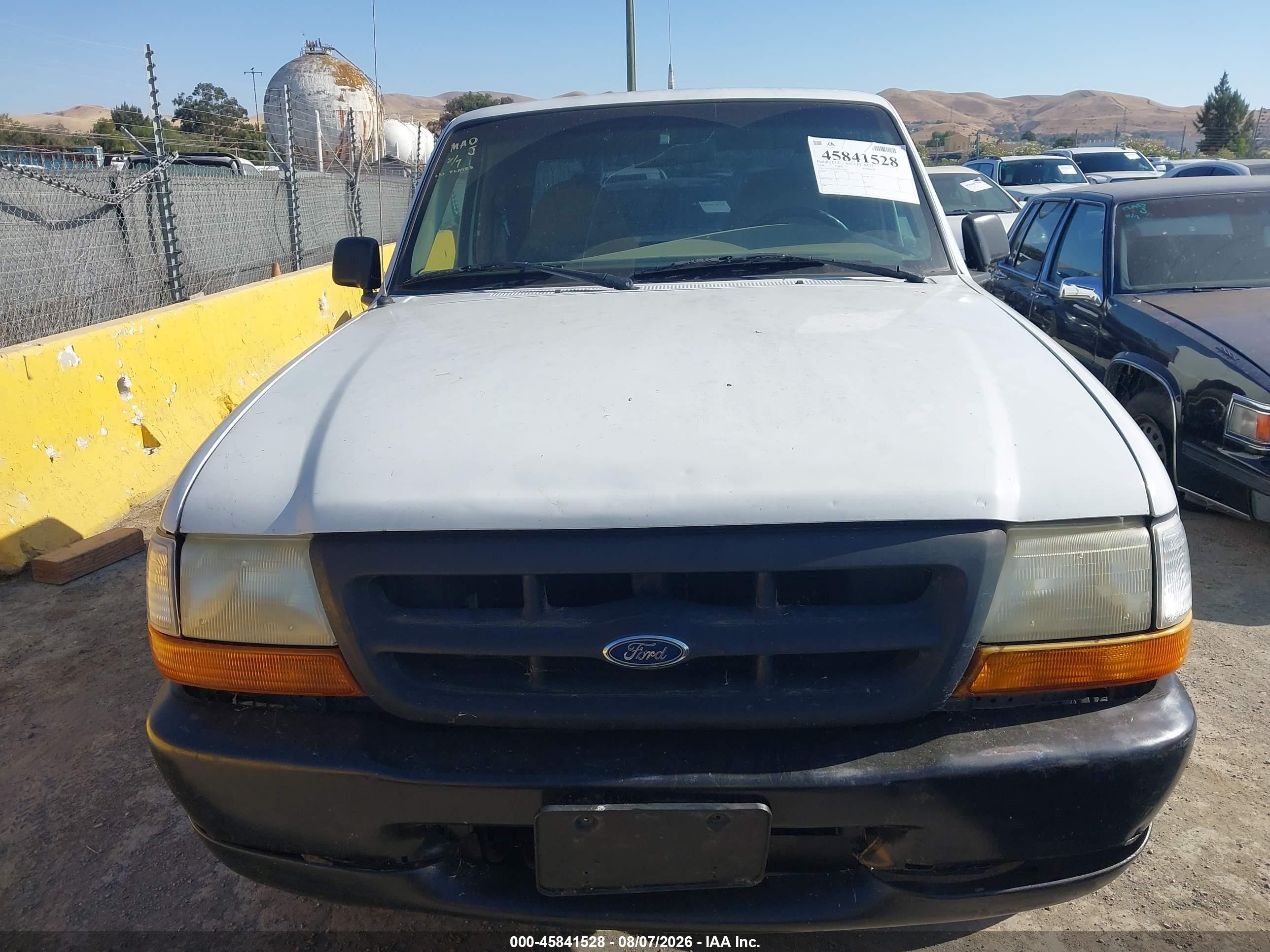 1998 Ford Ranger Splash/xl/xlt White vin: 1FTYR14X3WPA57069