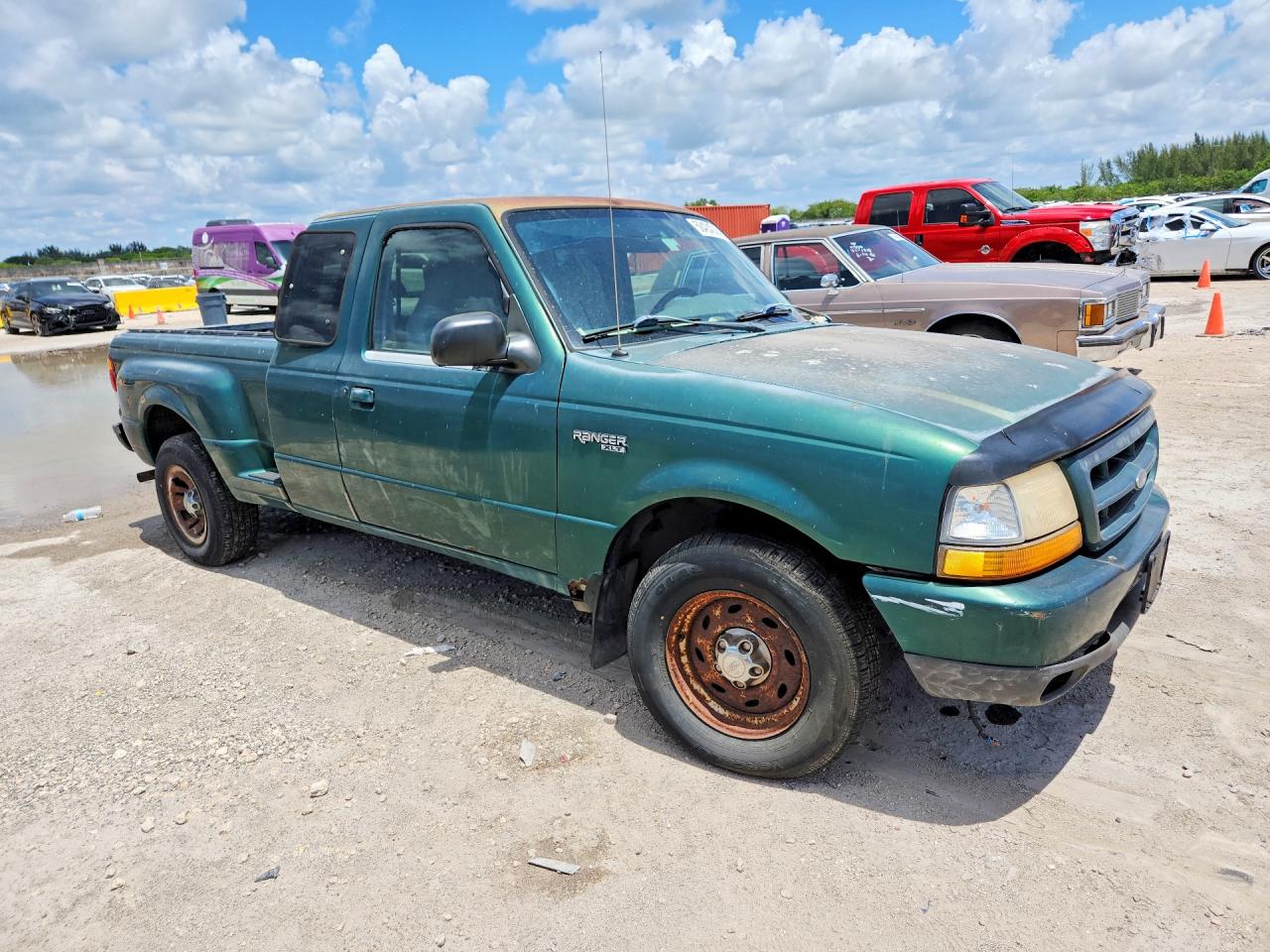 1999 Ford Ranger Green vin: 1FTYR14X3XPC00958
