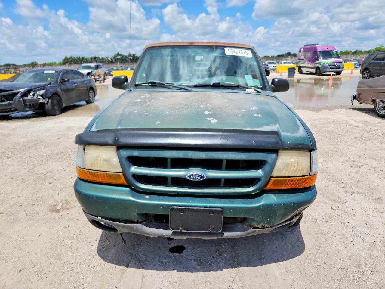 1999 Ford Ranger Green vin: 1FTYR14X3XPC00958