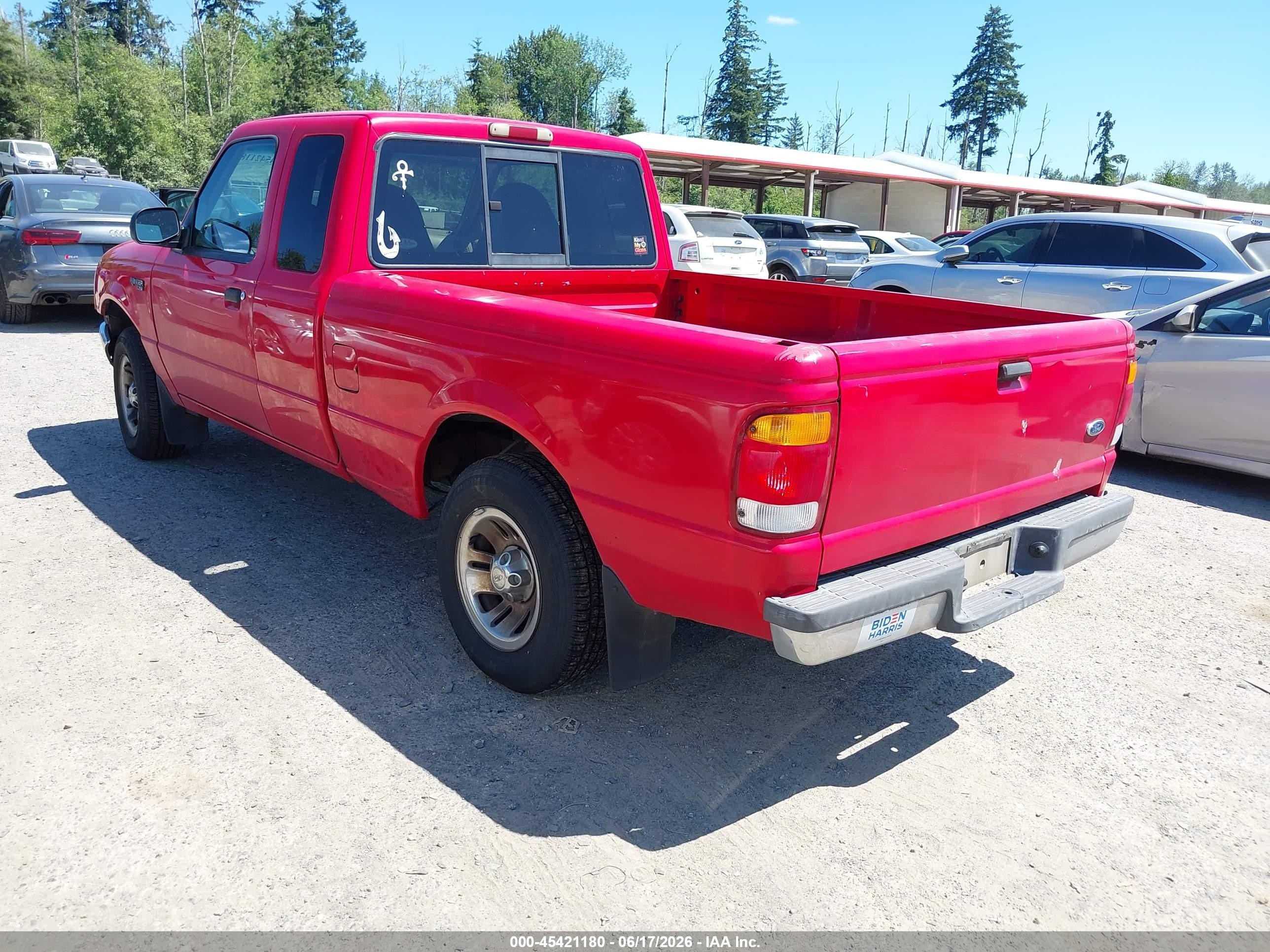 1999 Ford Ranger Xlt Red vin: 1FTYR14X4XPB21217