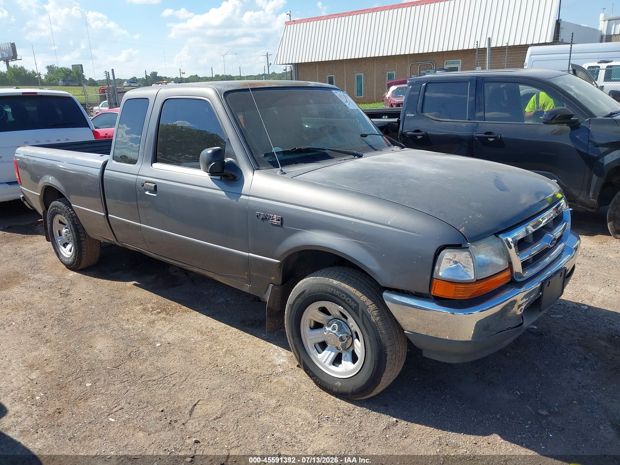2000 Ford Ranger Xlt Gray vin: 1FTYR14X5YPA17675