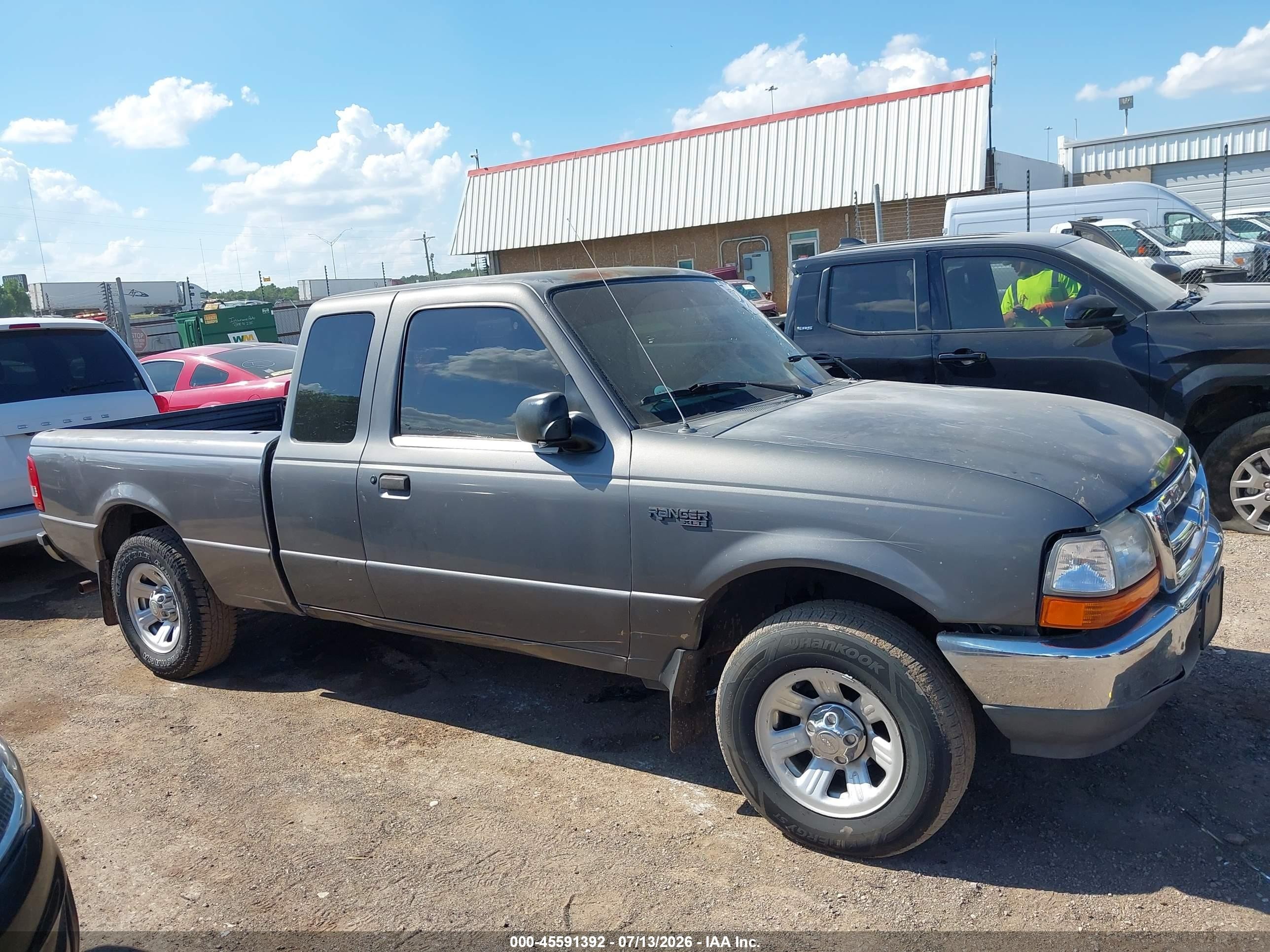 2000 Ford Ranger Xlt Gray vin: 1FTYR14X5YPA17675