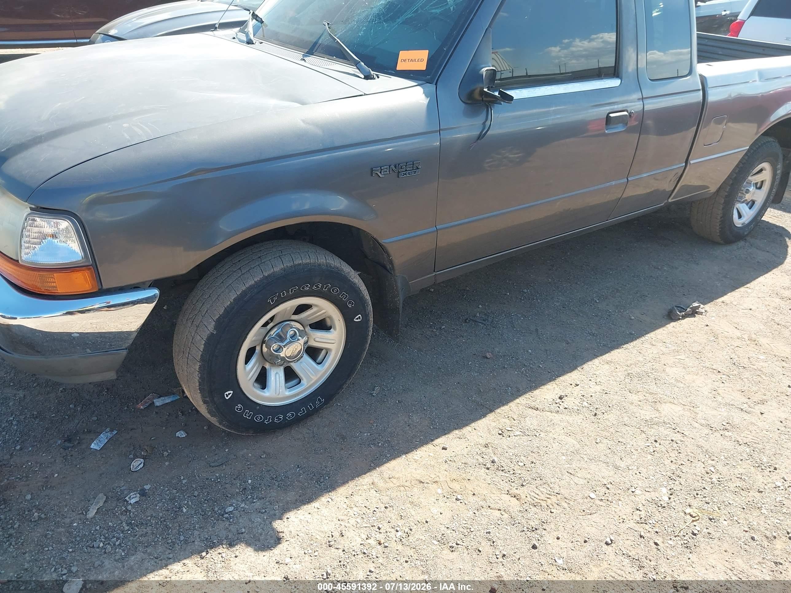 2000 Ford Ranger Xlt Gray vin: 1FTYR14X5YPA17675
