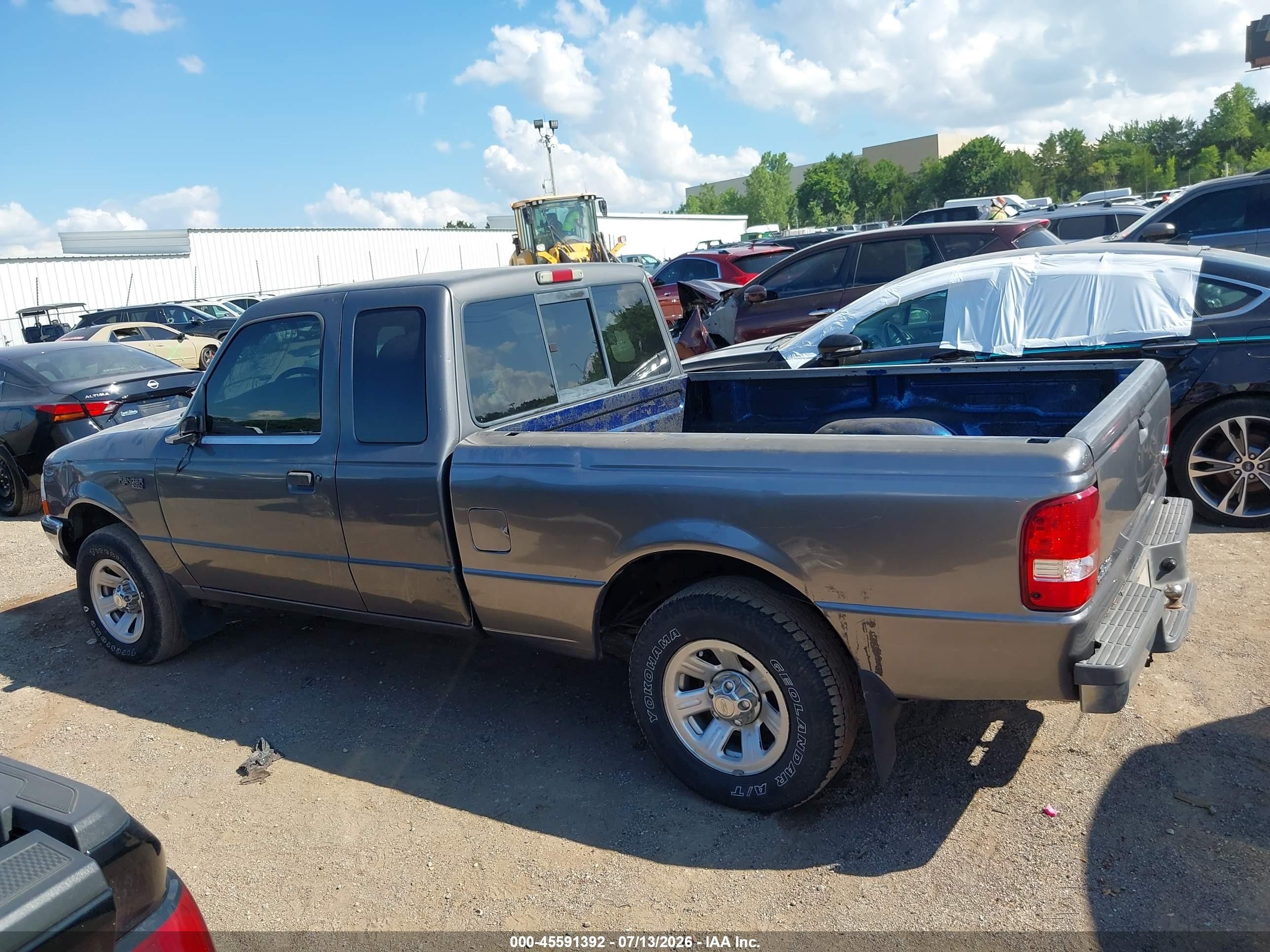 2000 Ford Ranger Xlt Gray vin: 1FTYR14X5YPA17675