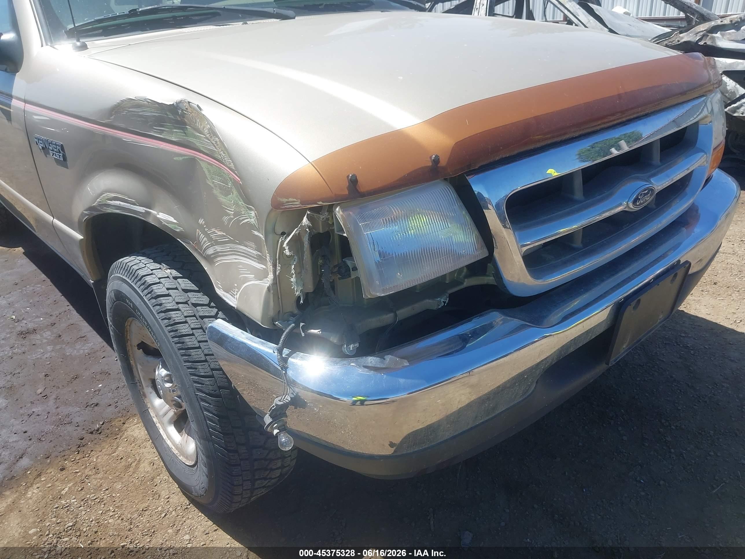 2000 Ford Ranger Xlt Champagne vin: 1FTYR14X5YPA81957