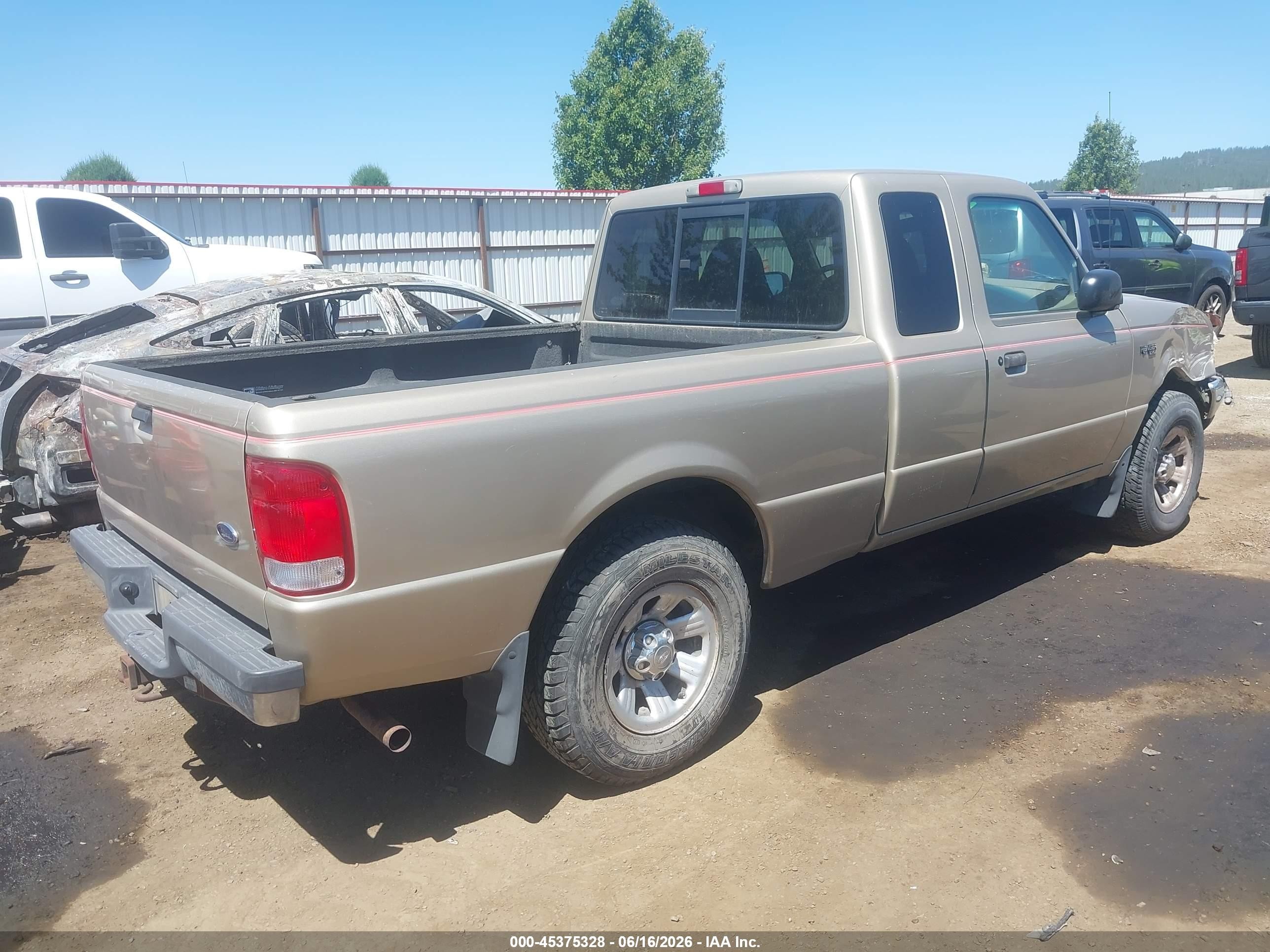 2000 Ford Ranger Xlt Champagne vin: 1FTYR14X5YPA81957