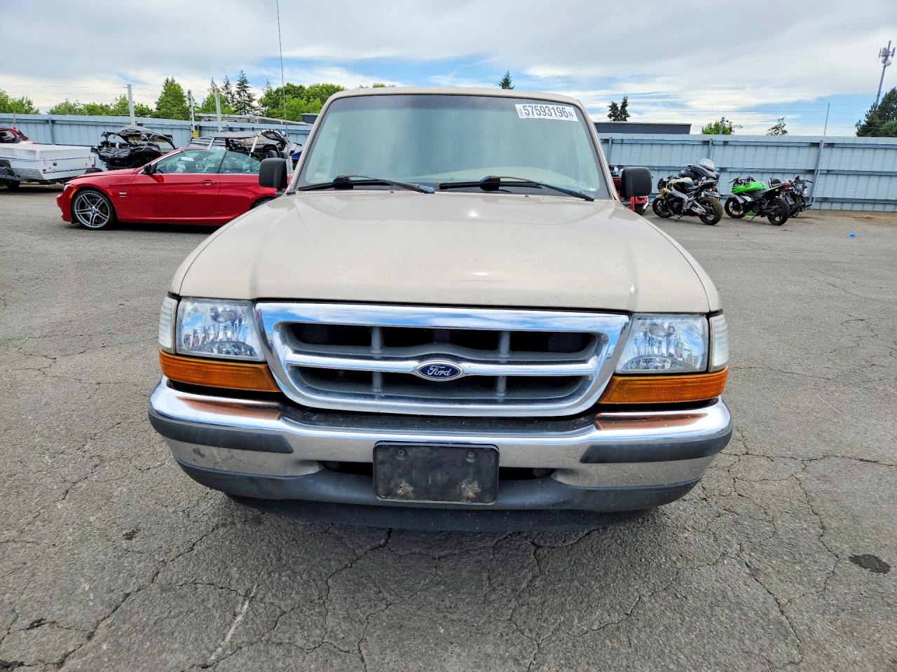 1998 Ford Ranger Super Cab Beige vin: 1FTYR14X6WPA78434