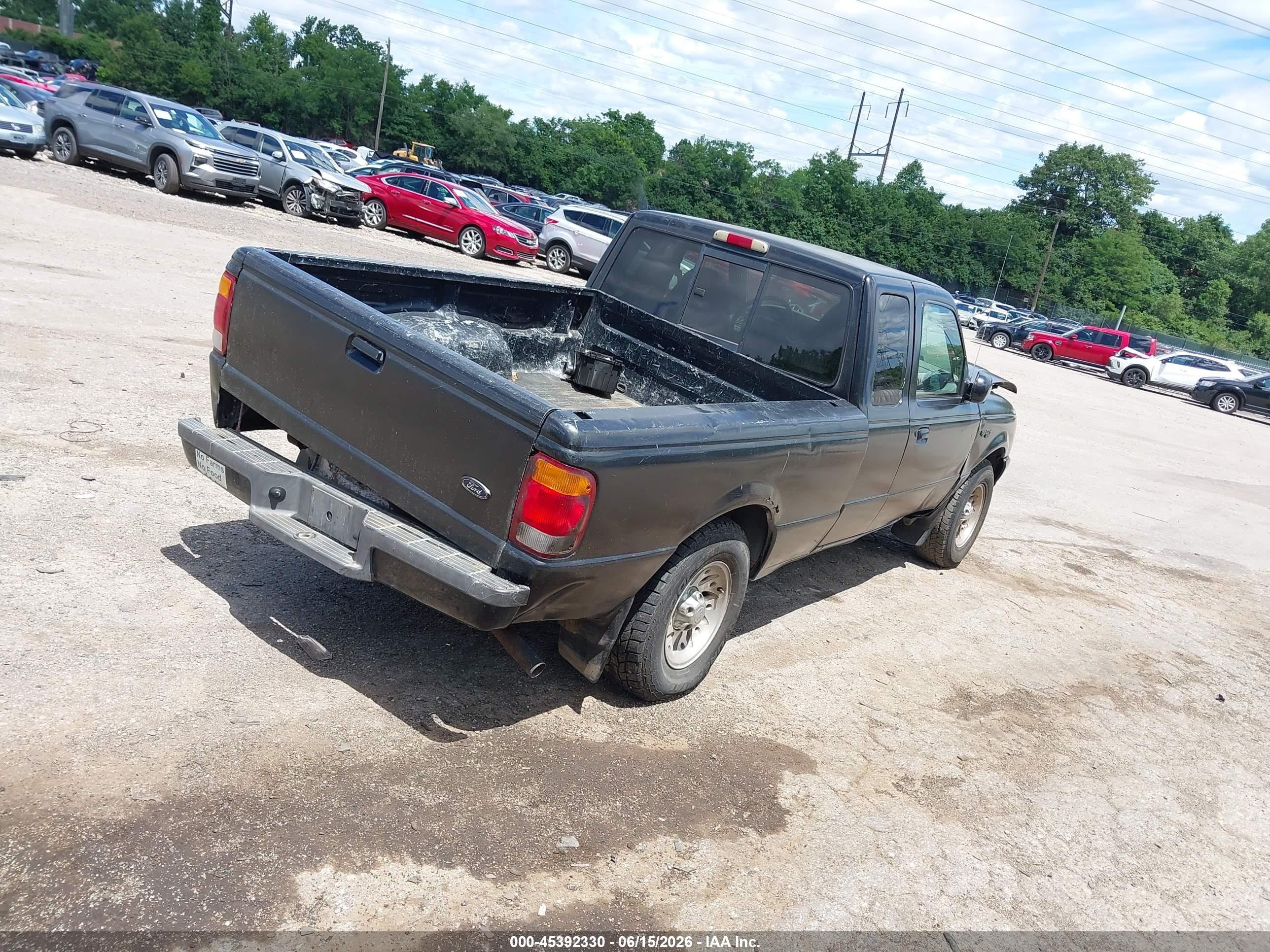 1999 Ford Ranger Xlt Black vin: 1FTYR14X6XTA02091