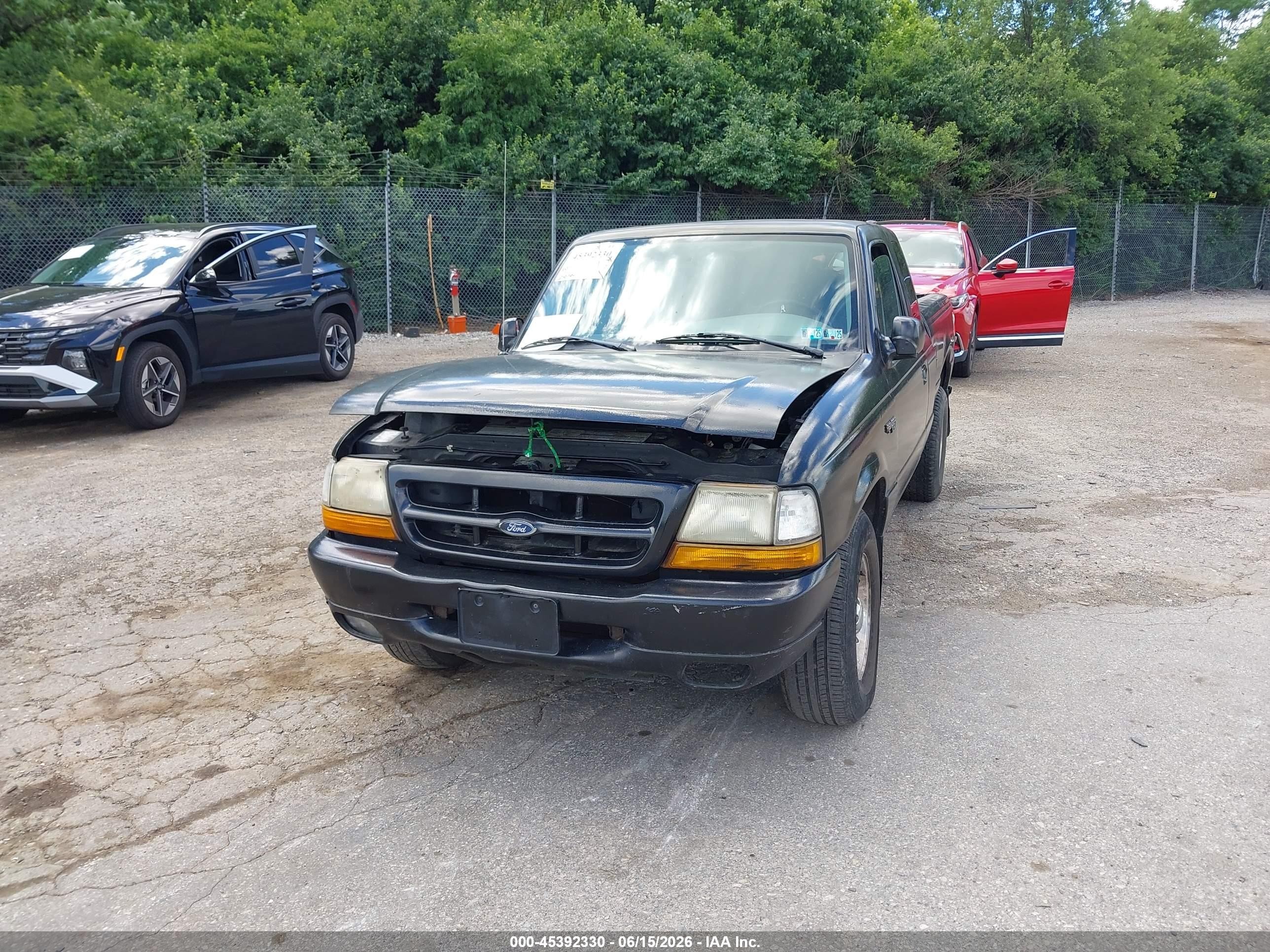1999 Ford Ranger Xlt Black vin: 1FTYR14X6XTA02091