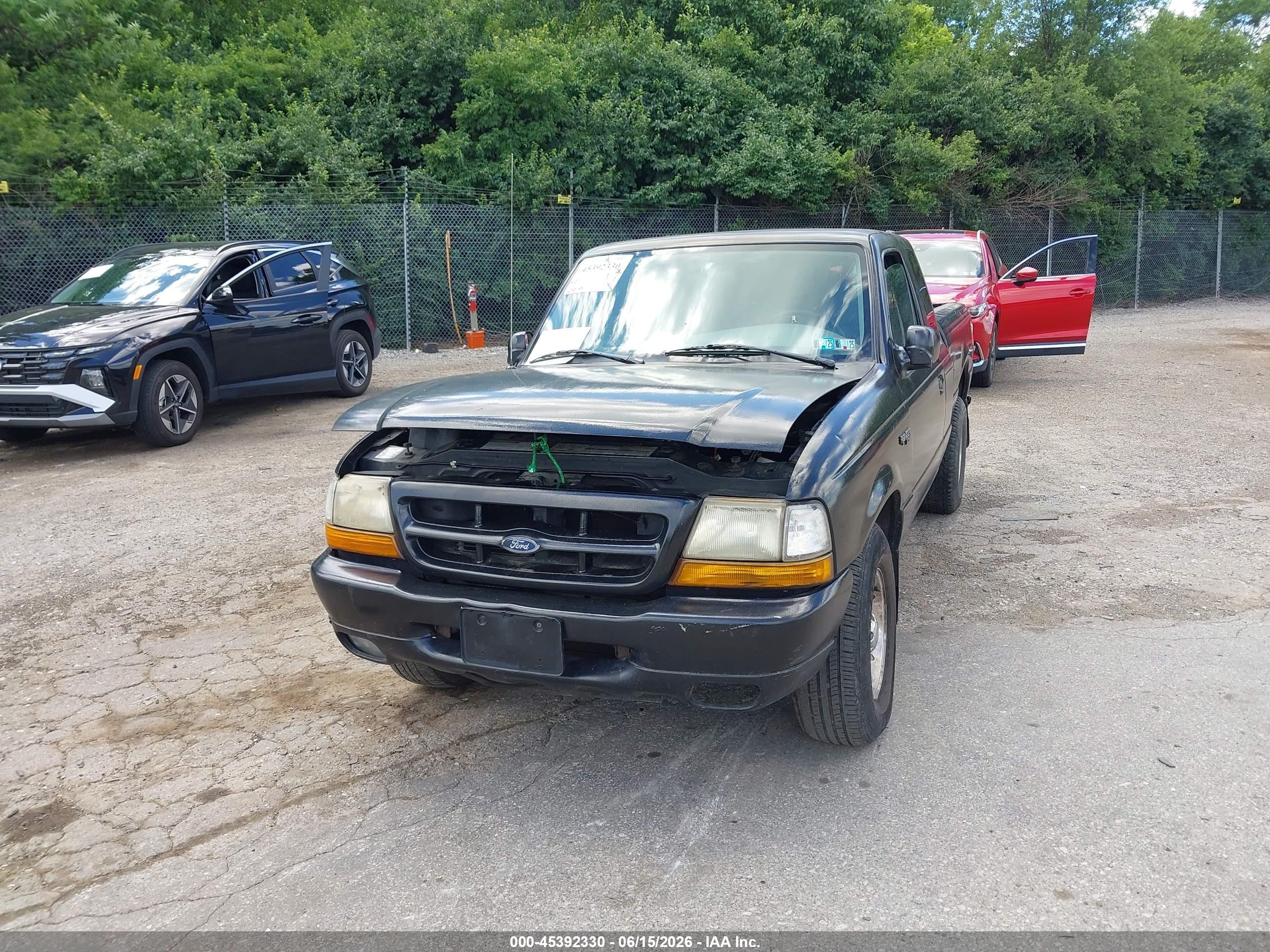 1999 Ford Ranger Xlt Black vin: 1FTYR14X6XTA02091