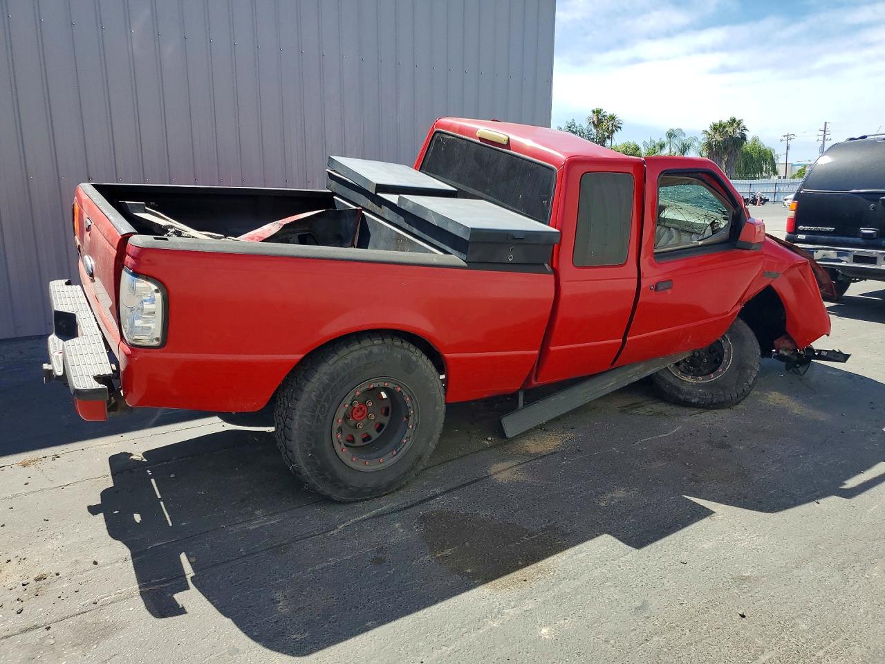 1999 Ford Ranger Super Cab Red vin: 1FTYR14X7XPC03362