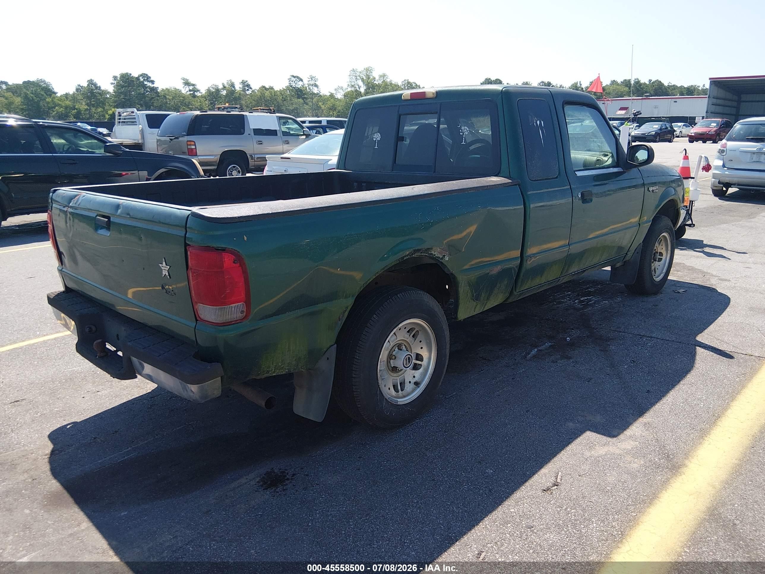 2000 Ford Ranger Xlt Green vin: 1FTYR14X7YTA76413