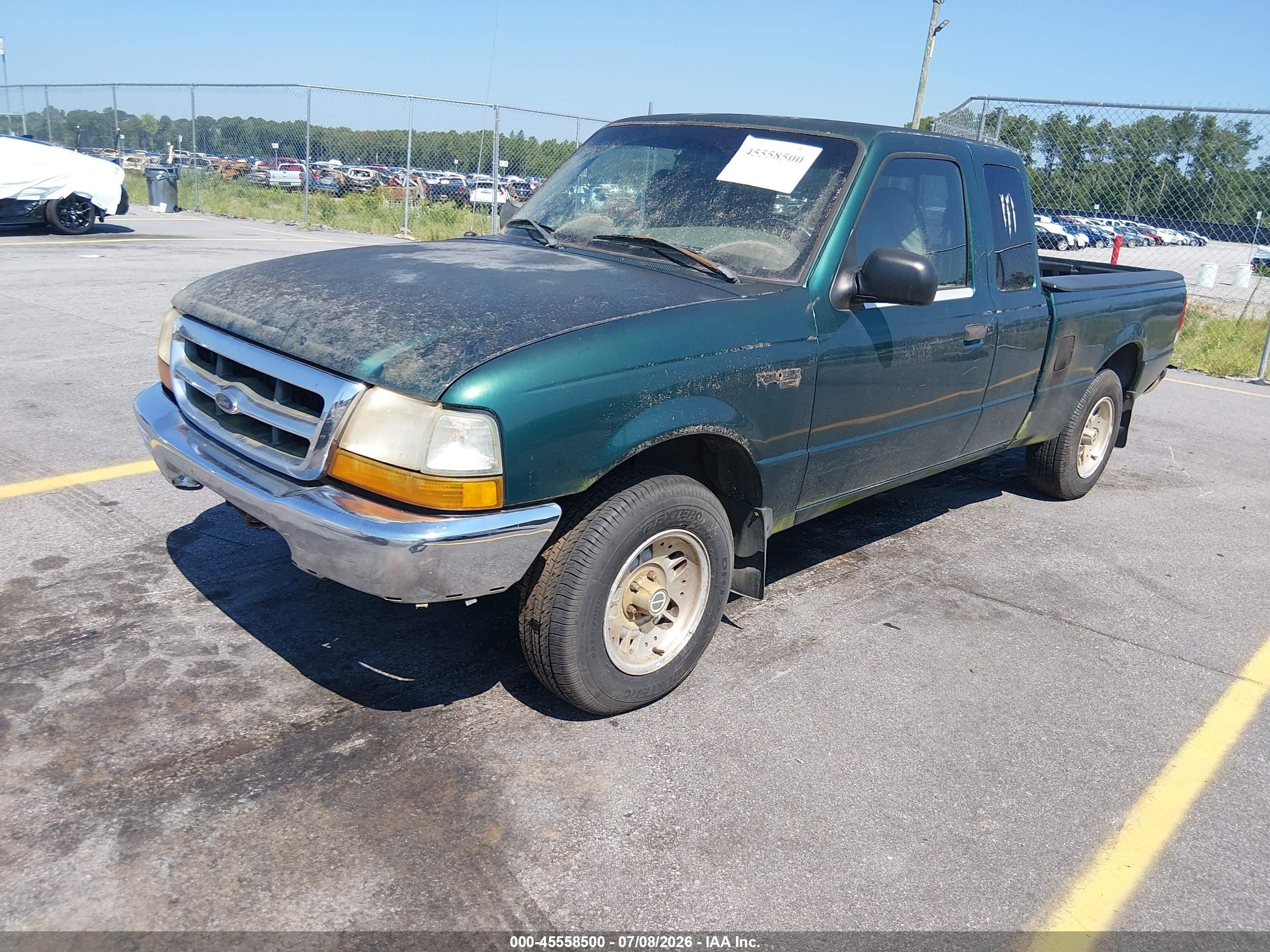 2000 Ford Ranger Xlt Green vin: 1FTYR14X7YTA76413