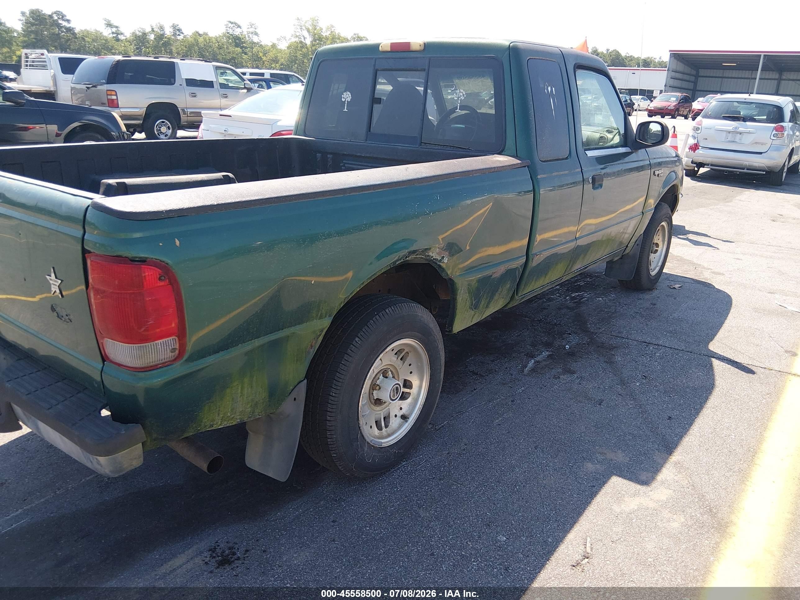 2000 Ford Ranger Xlt Green vin: 1FTYR14X7YTA76413