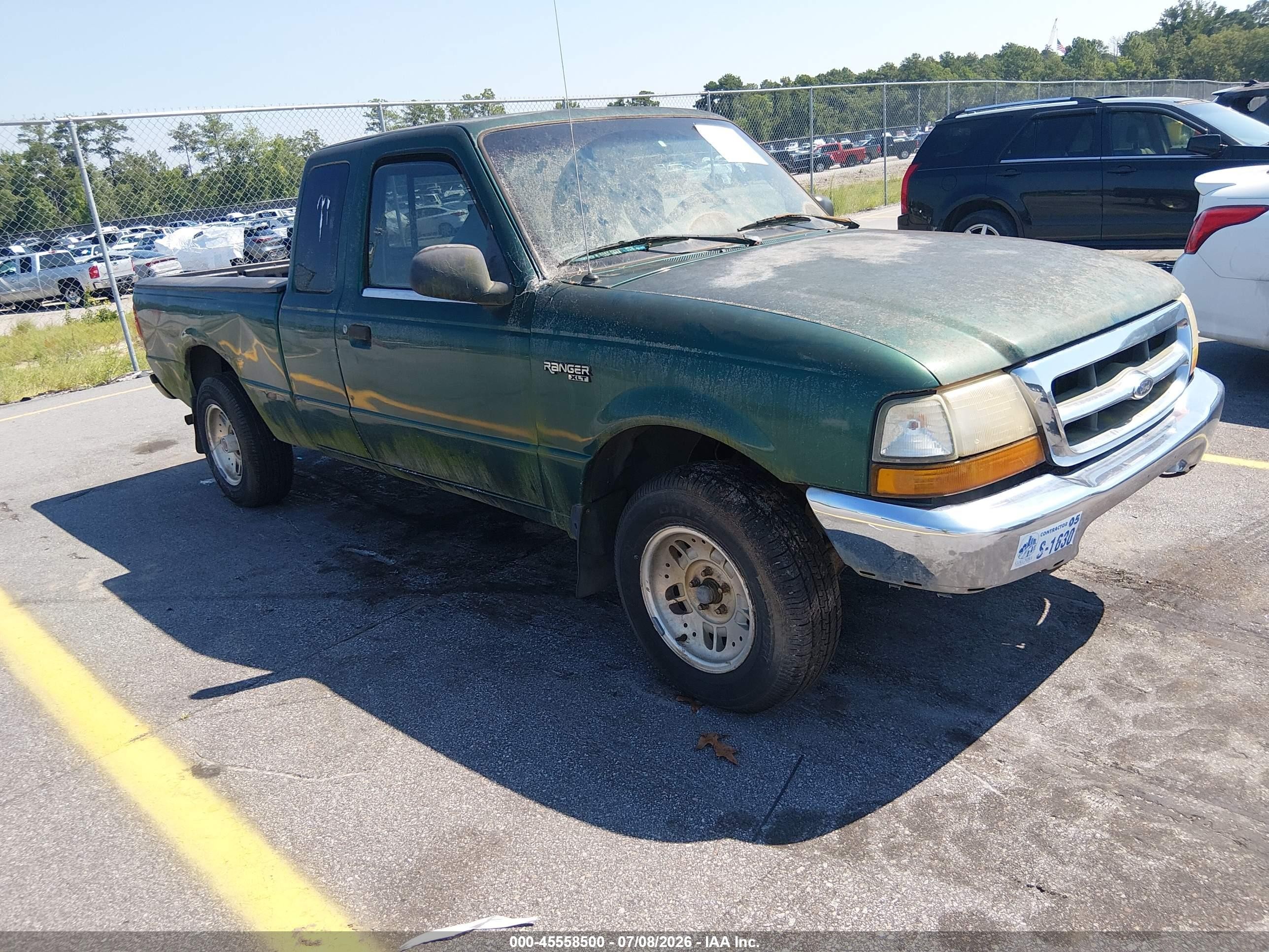 2000 Ford Ranger Xlt Green vin: 1FTYR14X7YTA76413