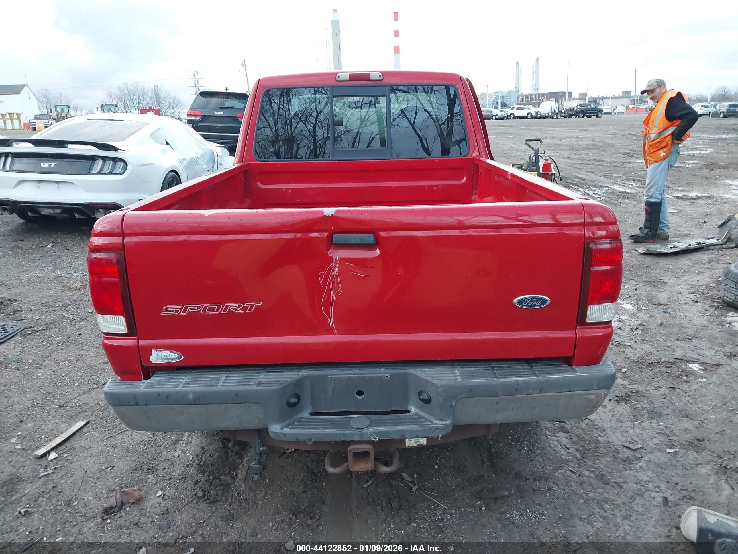 2000 Ford Ranger Xlt Red vin: 1FTYR14X8YTA89445