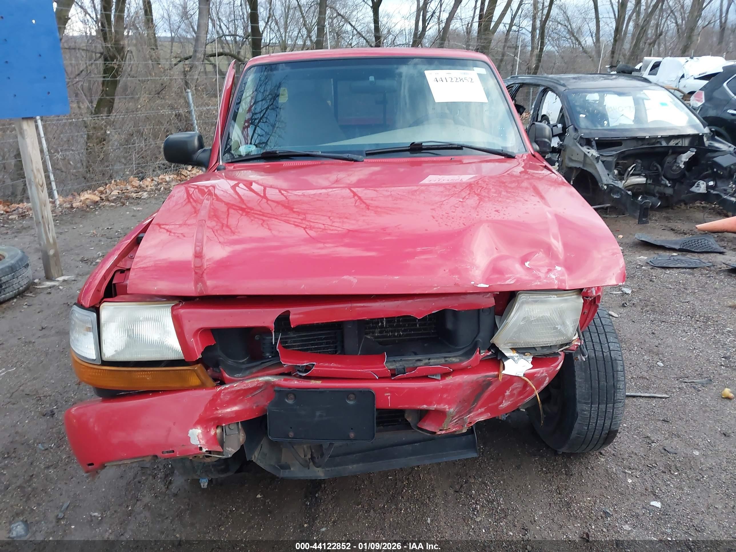 2000 Ford Ranger Xlt Red vin: 1FTYR14X8YTA89445