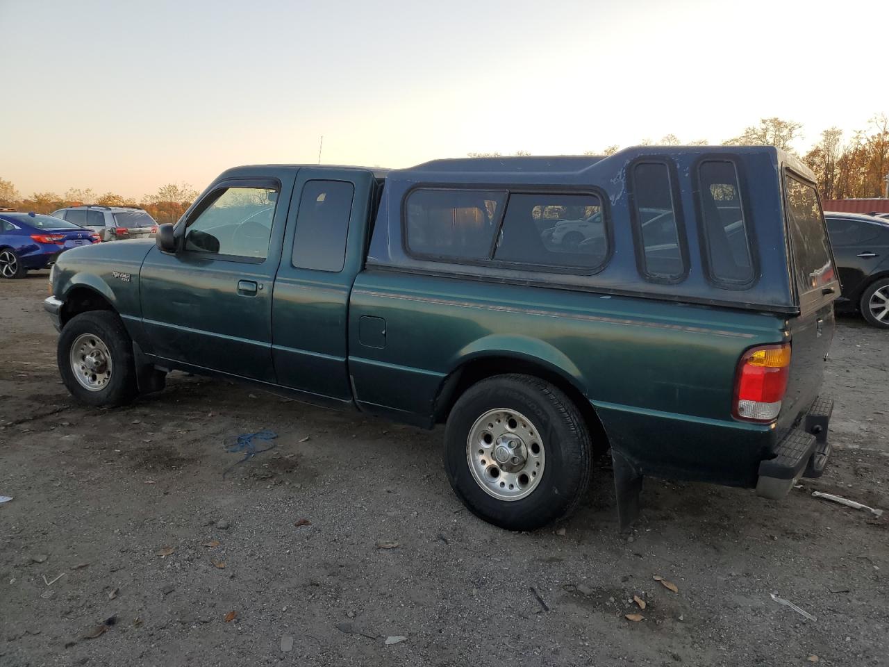 1998 Ford Ranger Super Cab Green vin: 1FTYR14X9WPB66670