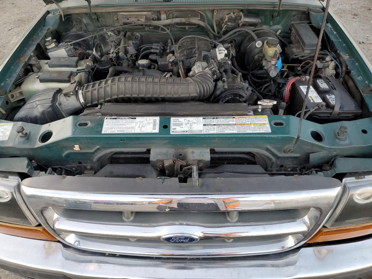 1998 Ford Ranger Super Cab Green vin: 1FTYR14X9WPB66670