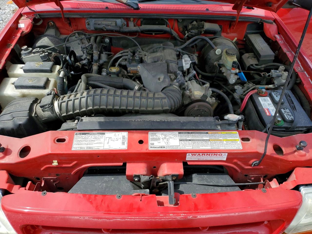 1999 Ford Ranger Super Cab Red vin: 1FTYR14X9XTA58204