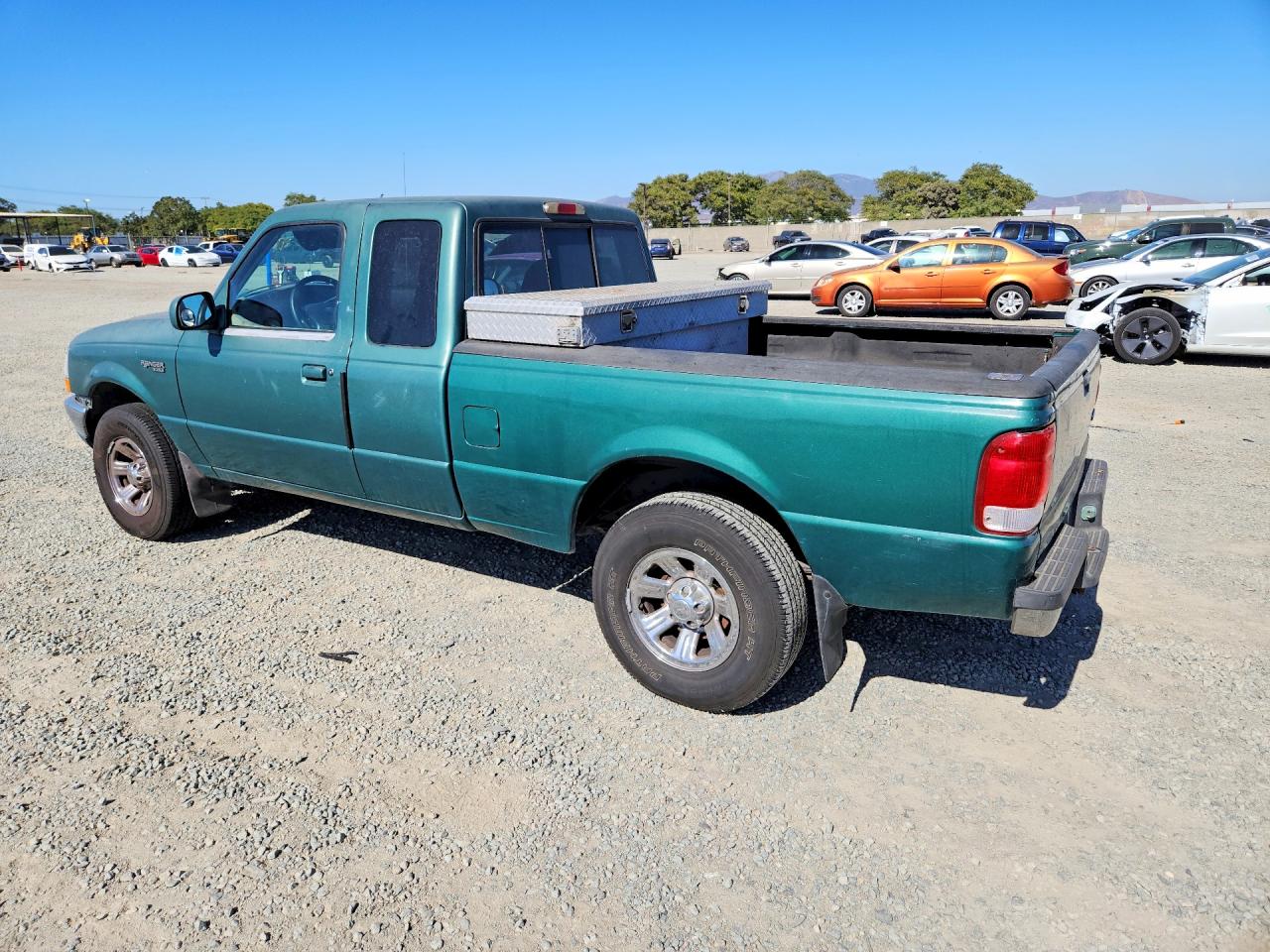 2000 Ford Ranger Super Cab Green vin: 1FTYR14X9YPA12141